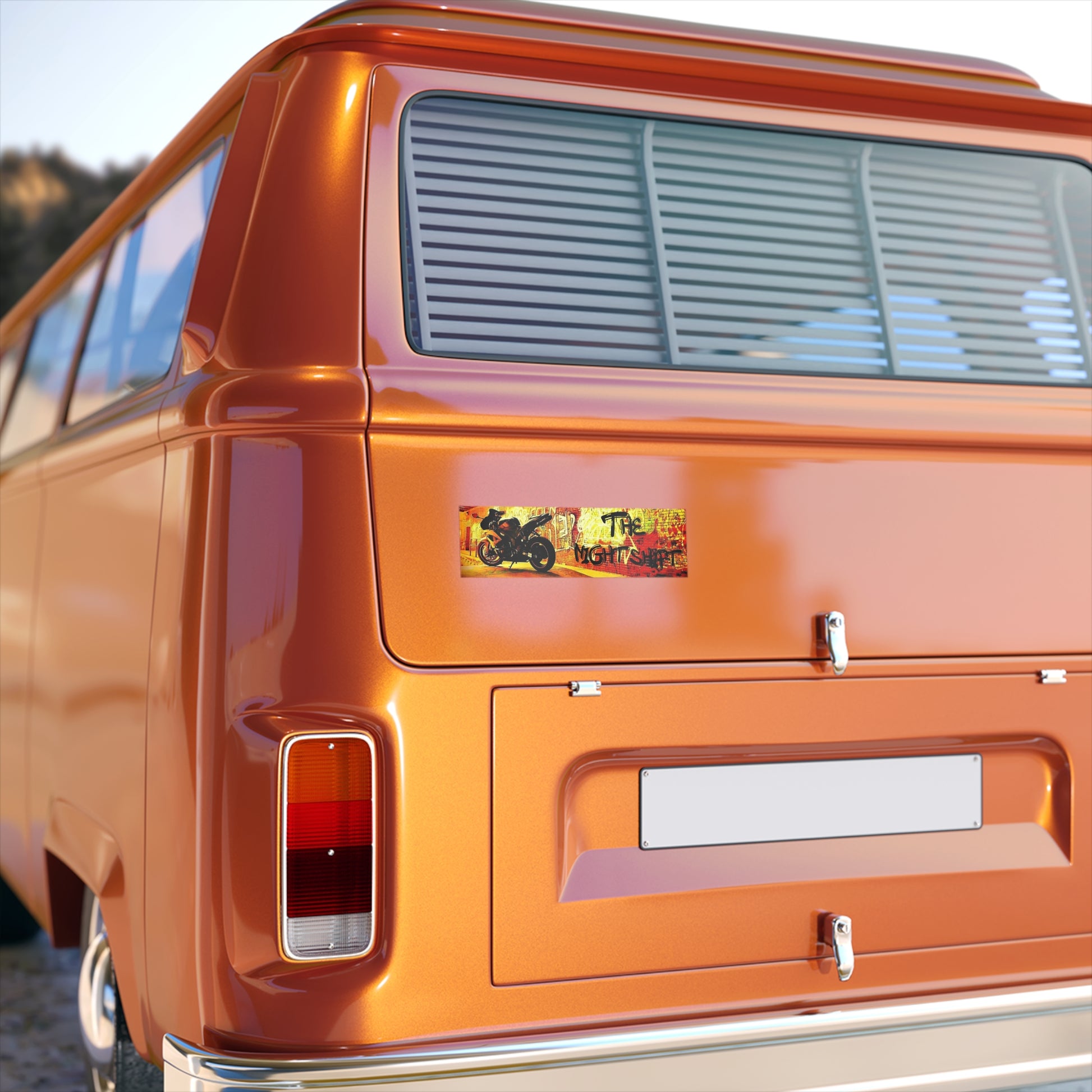 The Night Shift-Bumper Sticker Printify by The Night Shift Automotive Apparel