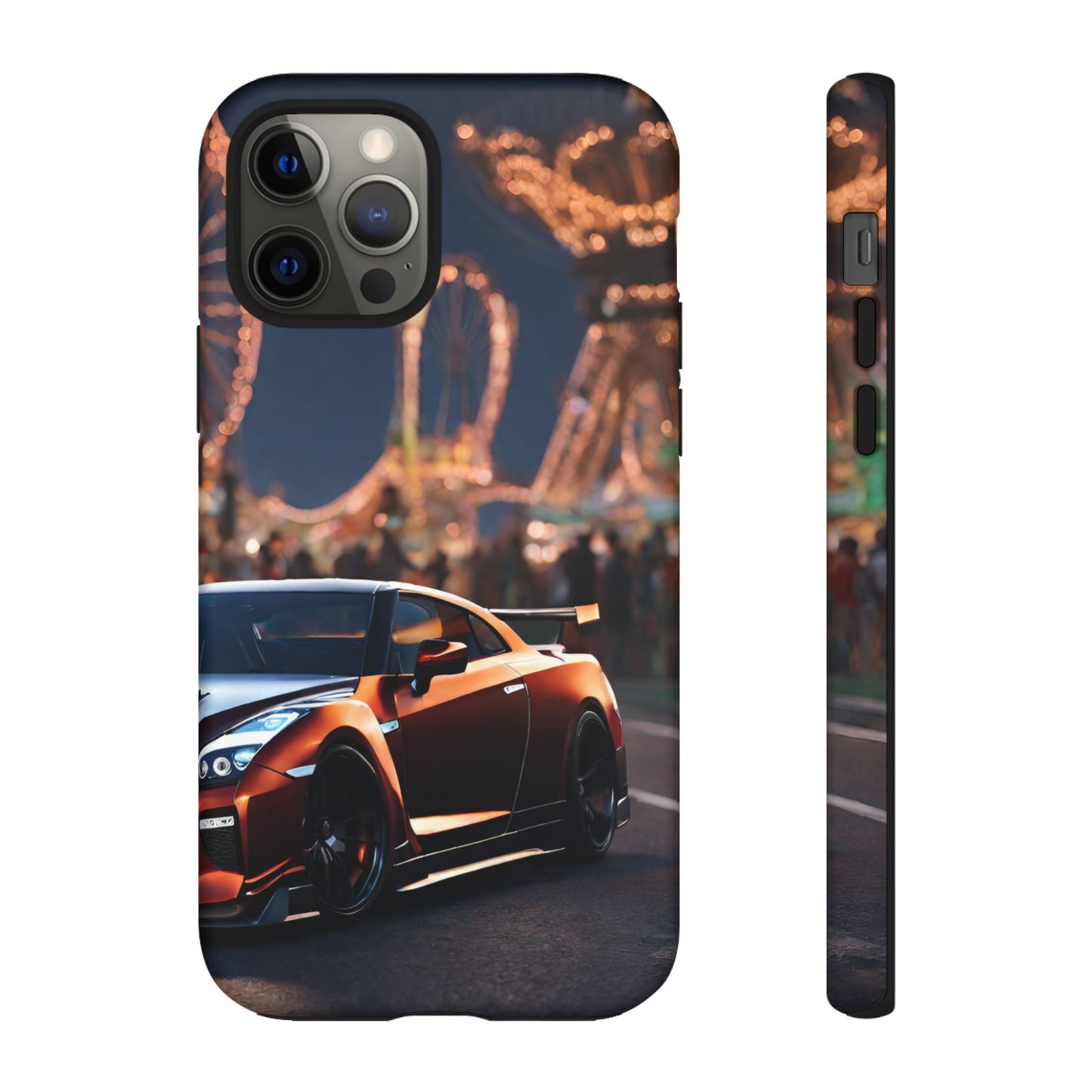 Nissan GTR R35-Dual Layer Ultra Tough Phone Case iPhone 12 Pro Matte Printify by The Night Shift Automotive Apparel