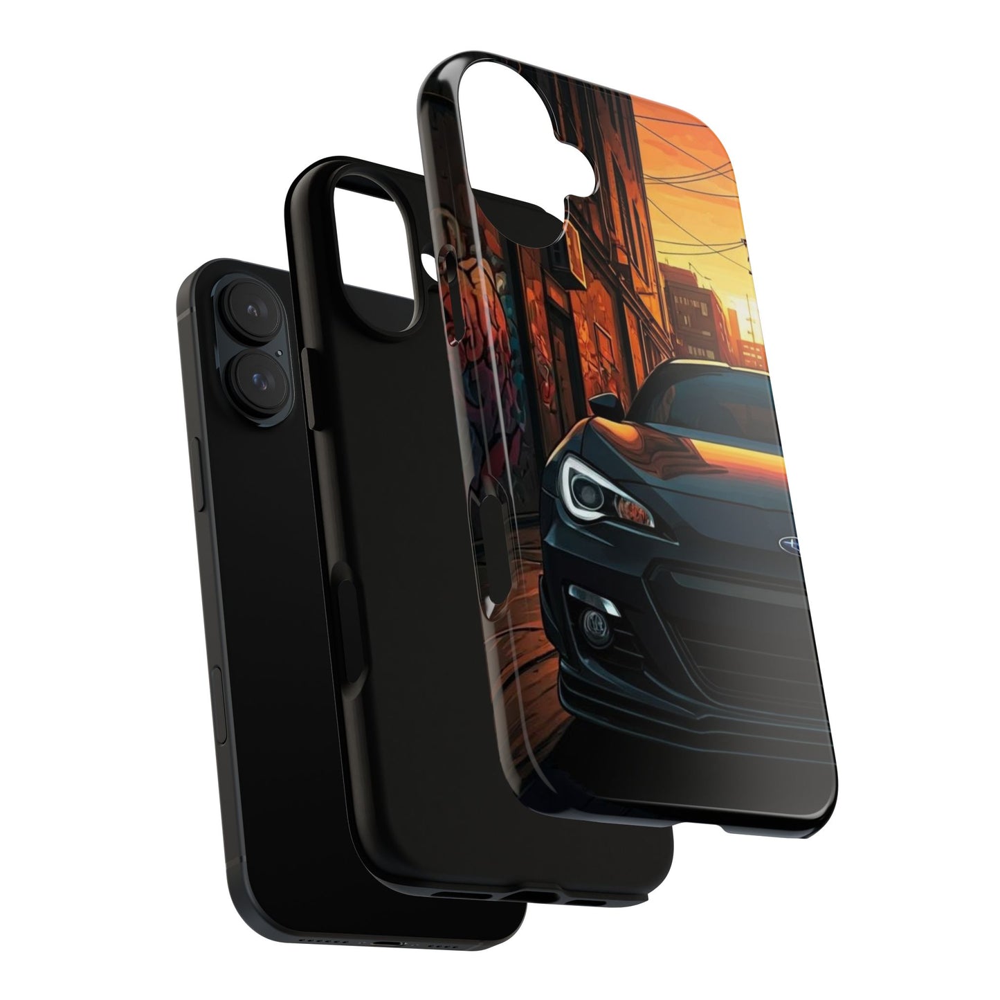Subaru BRZ Street Life-Dual Layer Ultra Tough Phone Case Printify by The Night Shift Automotive Apparel