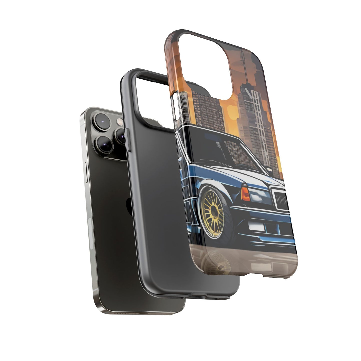 Mercedes Benz 190e Evo-Dual Layer Ultra Tough Phone Case Printify by The Night Shift Automotive Apparel