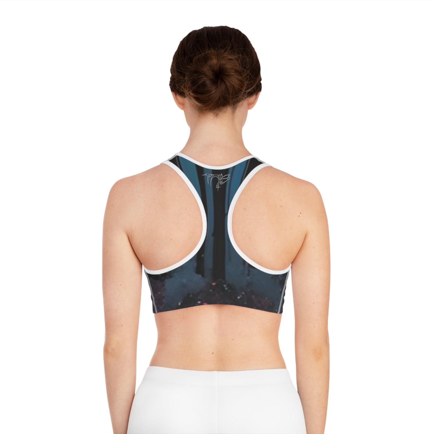 Women's Sports Bra Printify by The Night Shift Automotive Apparel