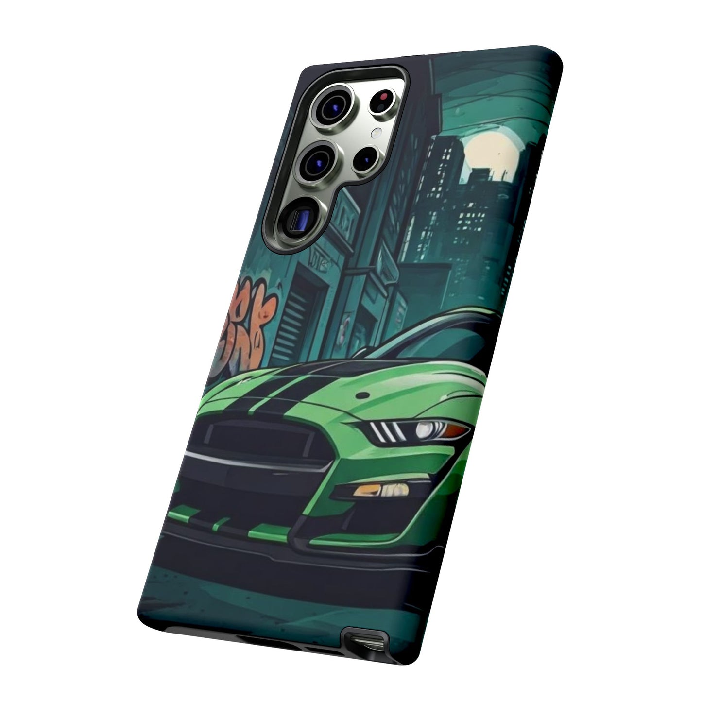 Ford Mustang Shelby GT500 Street Life-Dual Layer Ultra Tough Phone Case Printify by The Night Shift Automotive Apparel