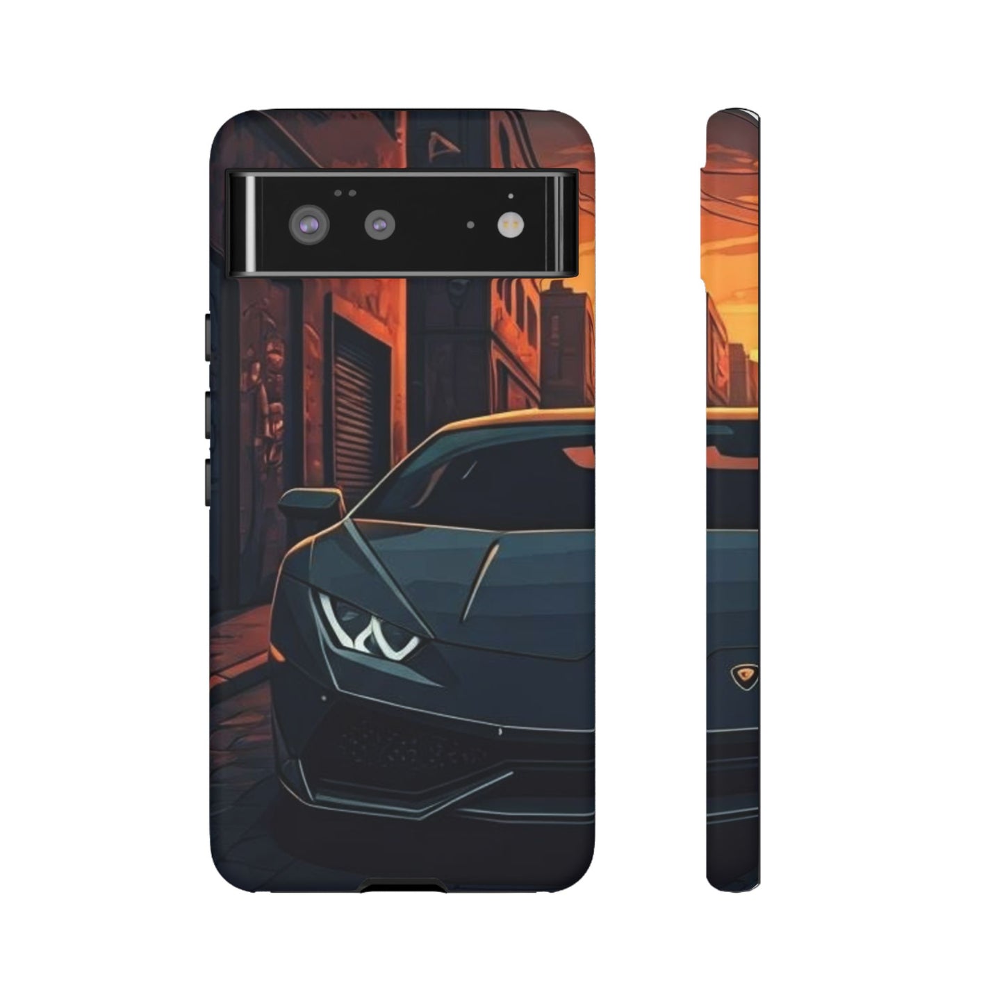 Lamborghini Huracan Street Life-Dual Layer Ultra Tough Phone Case Printify by The Night Shift Automotive Apparel