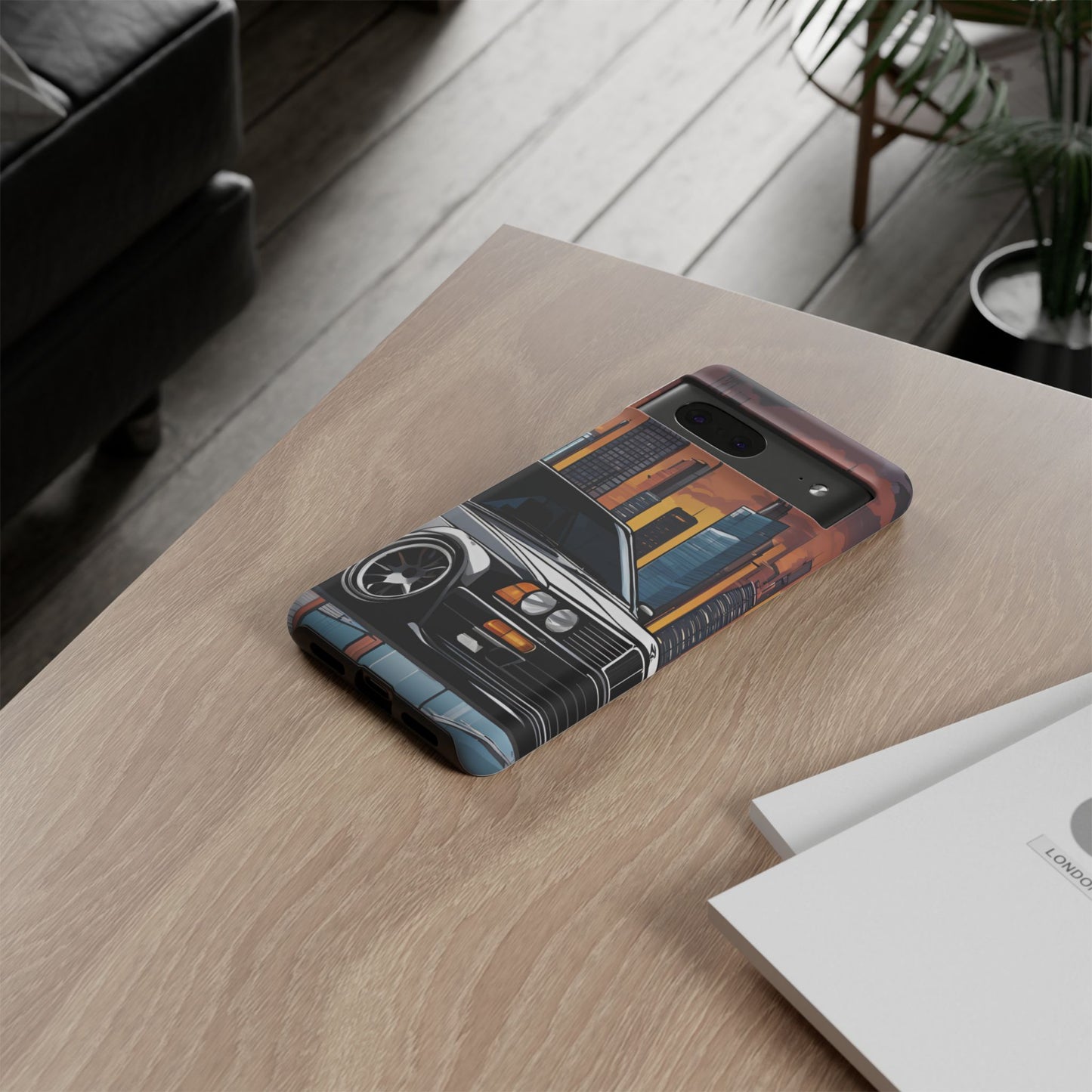 BMW E30 M3-Dual Layer Ultra Tough Phone Case Google Pixel 7 Matte Printify by The Night Shift Automotive Apparel