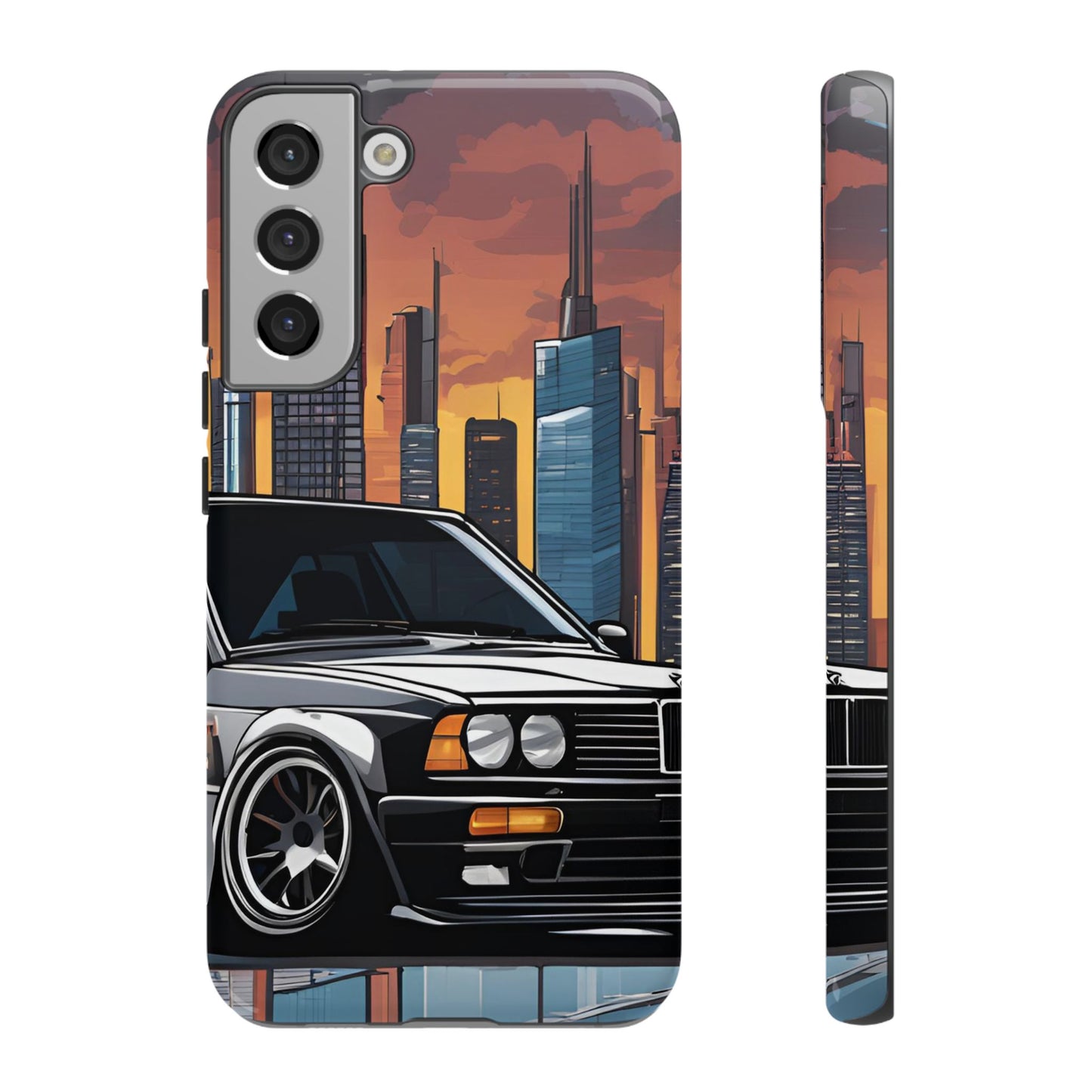 BMW E30 M3-Dual Layer Ultra Tough Phone Case Printify by The Night Shift Automotive Apparel