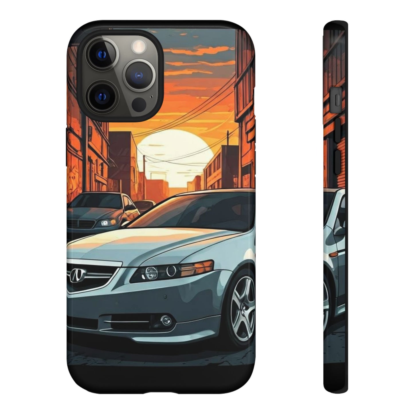 Acura TL Street Life-Dual Layer Ultra Tough Phone Case iPhone 12 Pro Max Glossy Printify by The Night Shift Automotive Apparel
