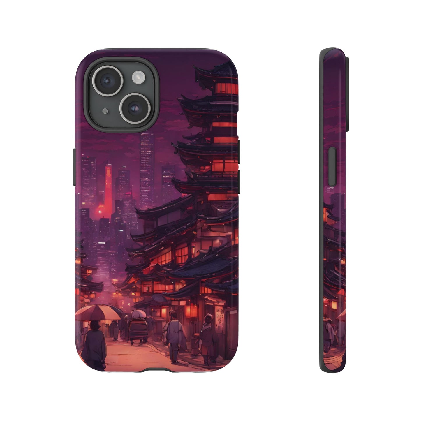Traditional Japanese Village Countryside-Dual Layer Ultra Tough Phone Case Printify by The Night Shift Automotive Apparel