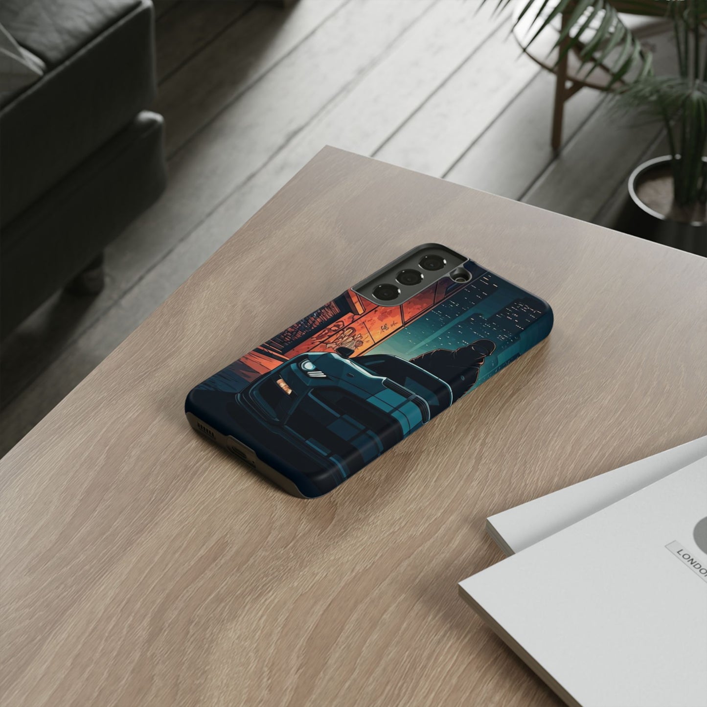 Ford Mustang Shelby GT350 Street Life-Dual Layer Ultra Tough Phone Case Samsung Galaxy S22 Matte Printify by The Night Shift Automotive Apparel