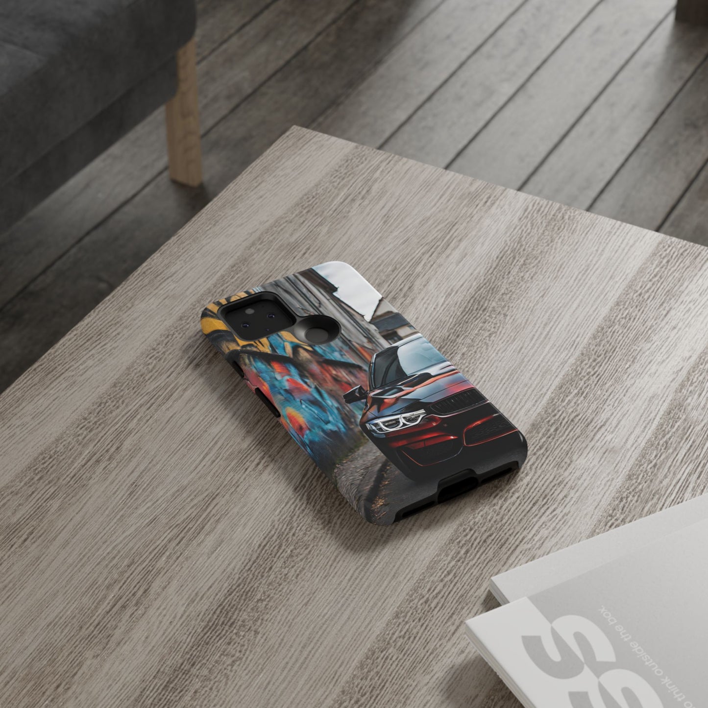 BMW M3/M4-Dual Layer Ultra Tough Phone Case Google Pixel 5 5G Glossy Printify by The Night Shift Automotive Apparel
