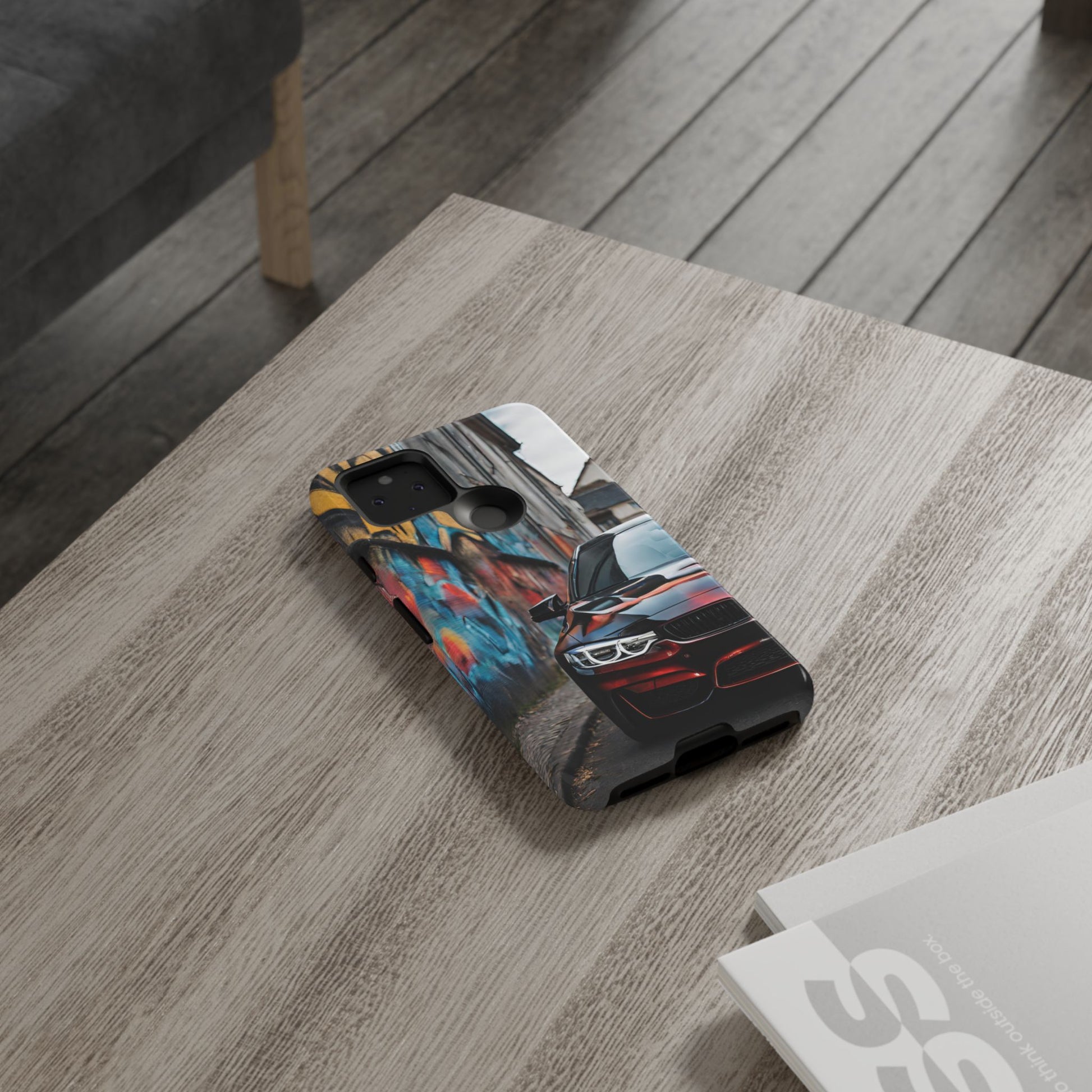 BMW M3/M4-Dual Layer Ultra Tough Phone Case Google Pixel 5 5G Glossy Printify by The Night Shift Automotive Apparel