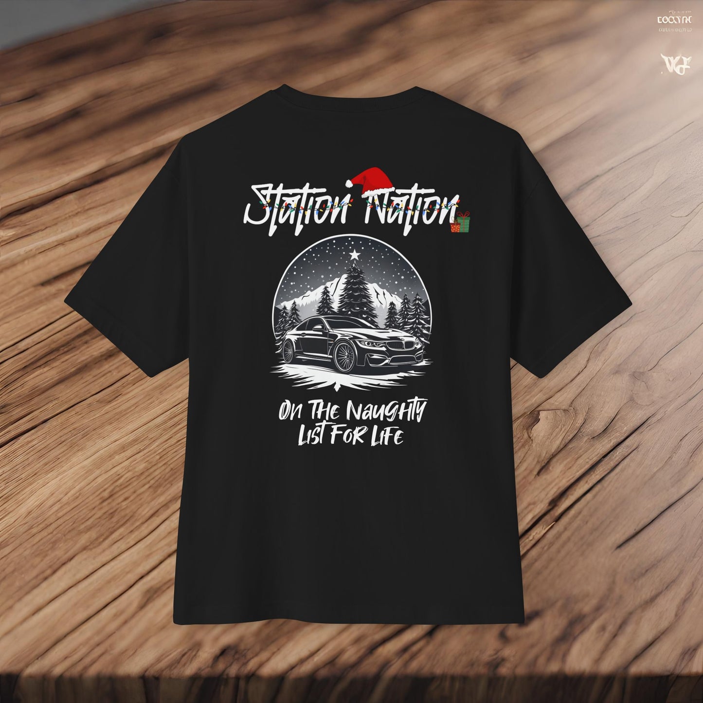 🎄 Christmas Limited Edition Station Nation-Premium, Ultra Soft Unisex Oversized Boxy Tee Printify by The Night Shift Automotive Apparel