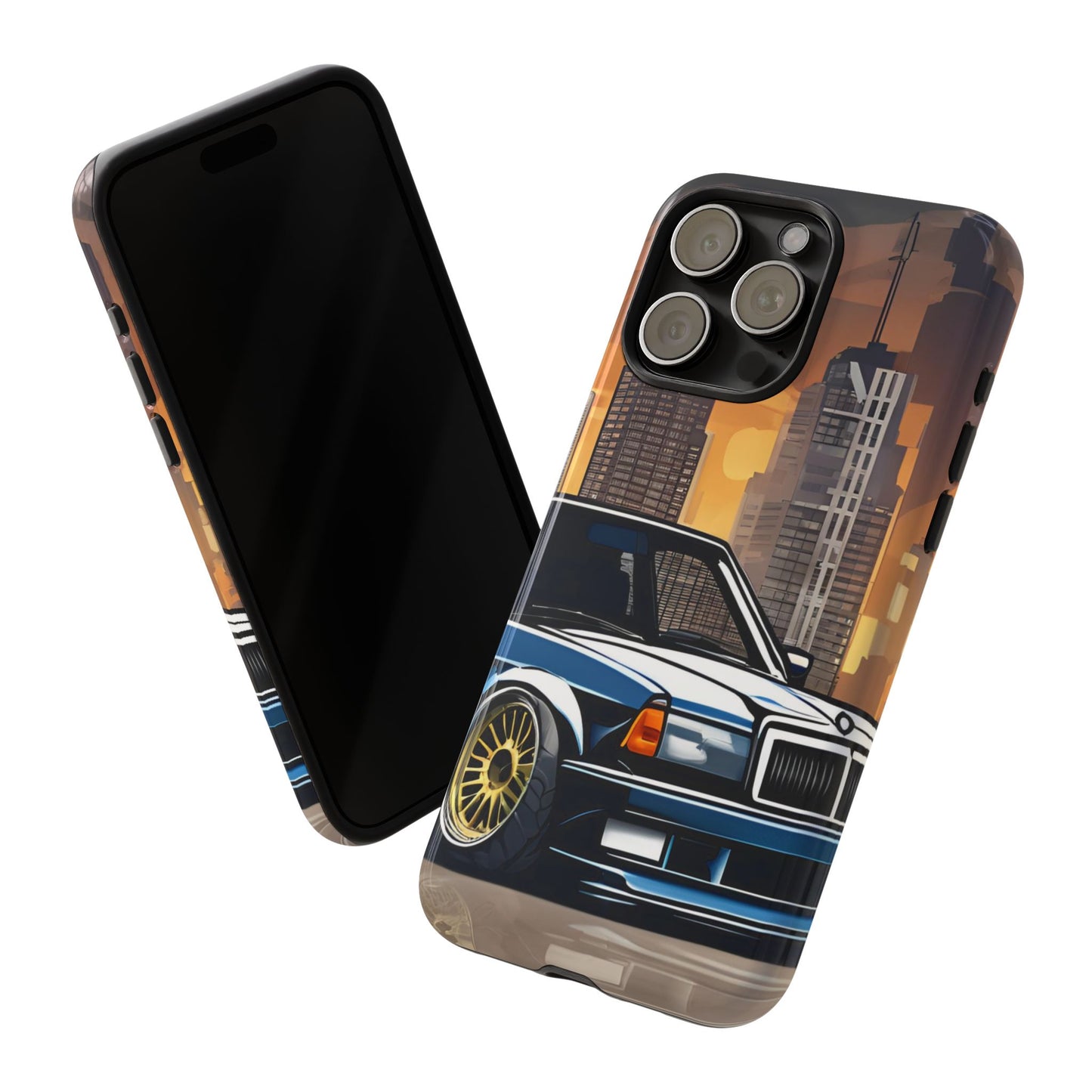 Mercedes Benz 190e Evo-Dual Layer Ultra Tough Phone Case Printify by The Night Shift Automotive Apparel