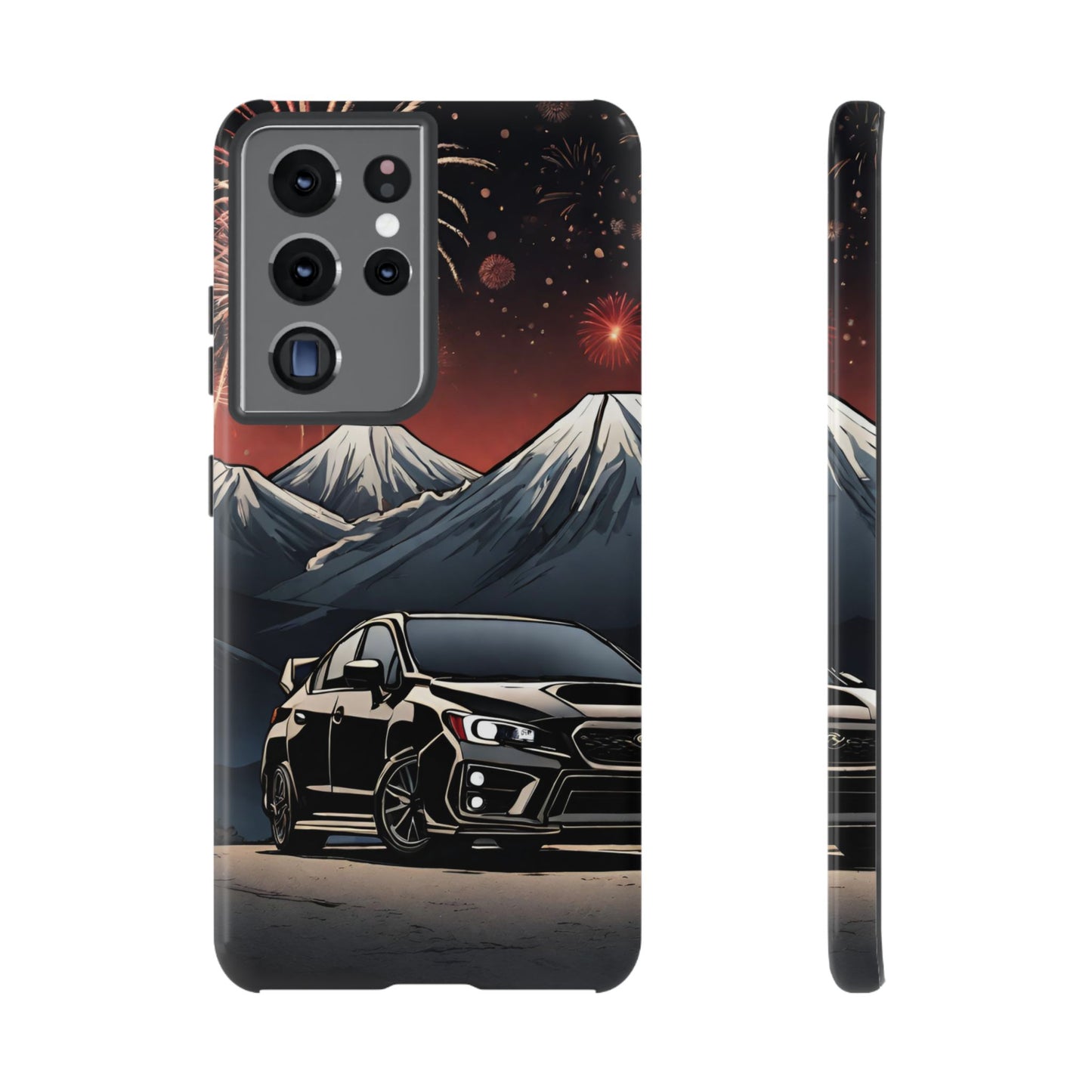 Subaru WRX/STI Fireworks-Dual Layer Ultra Tough Phone Case Samsung Galaxy S21 Ultra Glossy Printify by The Night Shift Automotive Apparel
