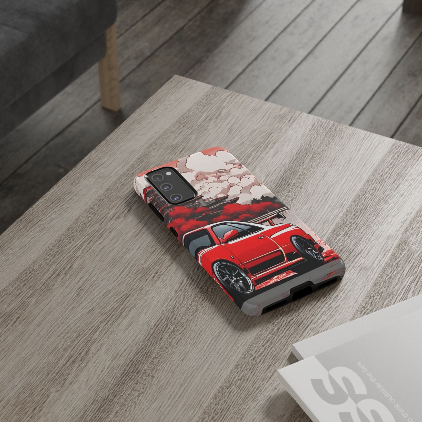 Nissan Skyline R34-Dual Layer Ultra Tough Phone Case Samsung Galaxy S20 FE Glossy Printify by The Night Shift Automotive Apparel
