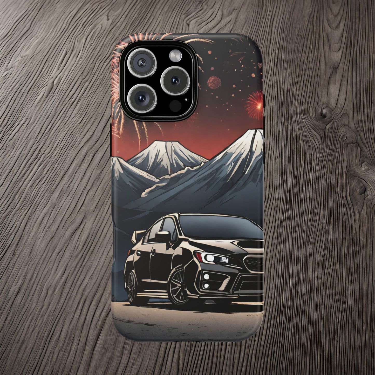 Subaru WRX/STI Fireworks-Dual Layer Ultra Tough Phone Case Printify by The Night Shift Automotive Apparel