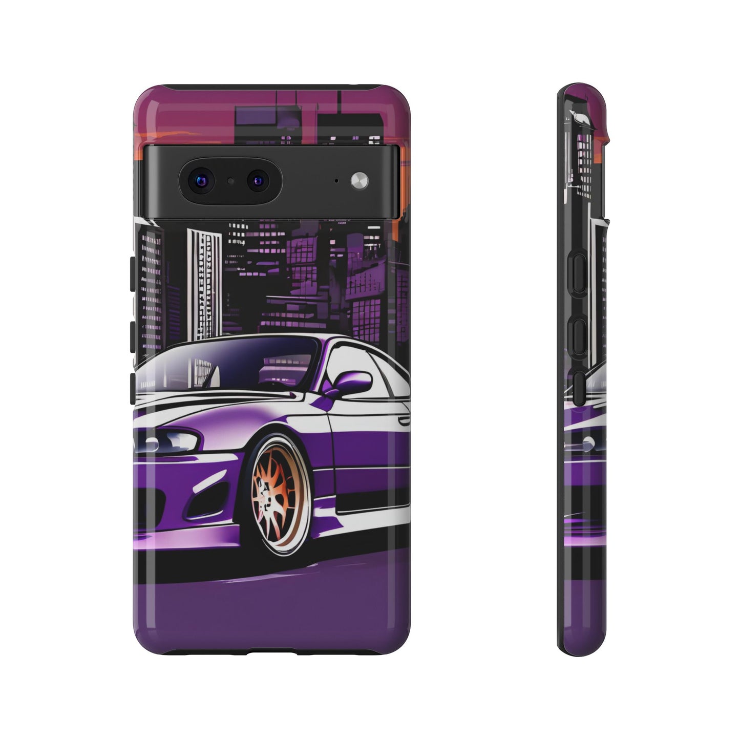 Nissan 240sx S15-Dual Layer Ultra Tough Phone Case Printify by The Night Shift Automotive Apparel