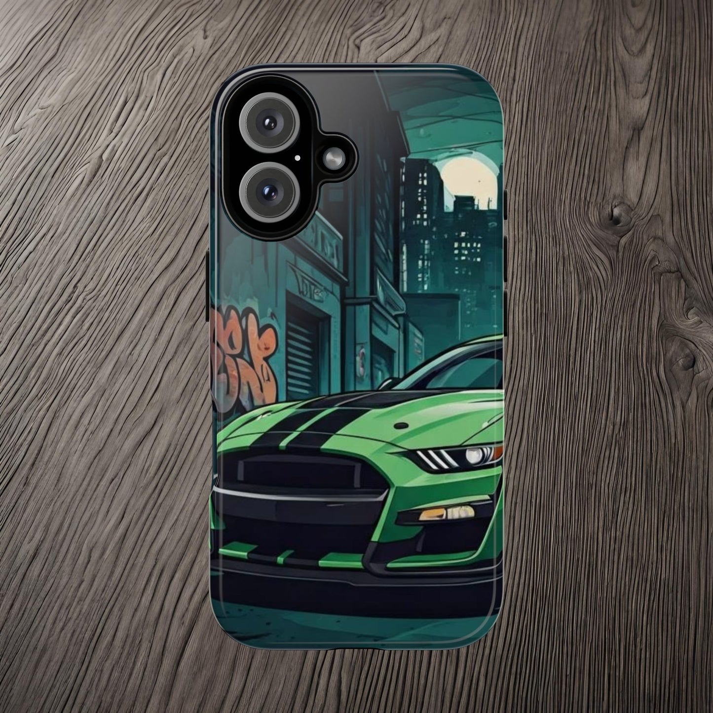 Ford Mustang Shelby GT500 Street Life-Dual Layer Ultra Tough Phone Case Printify by The Night Shift Automotive Apparel