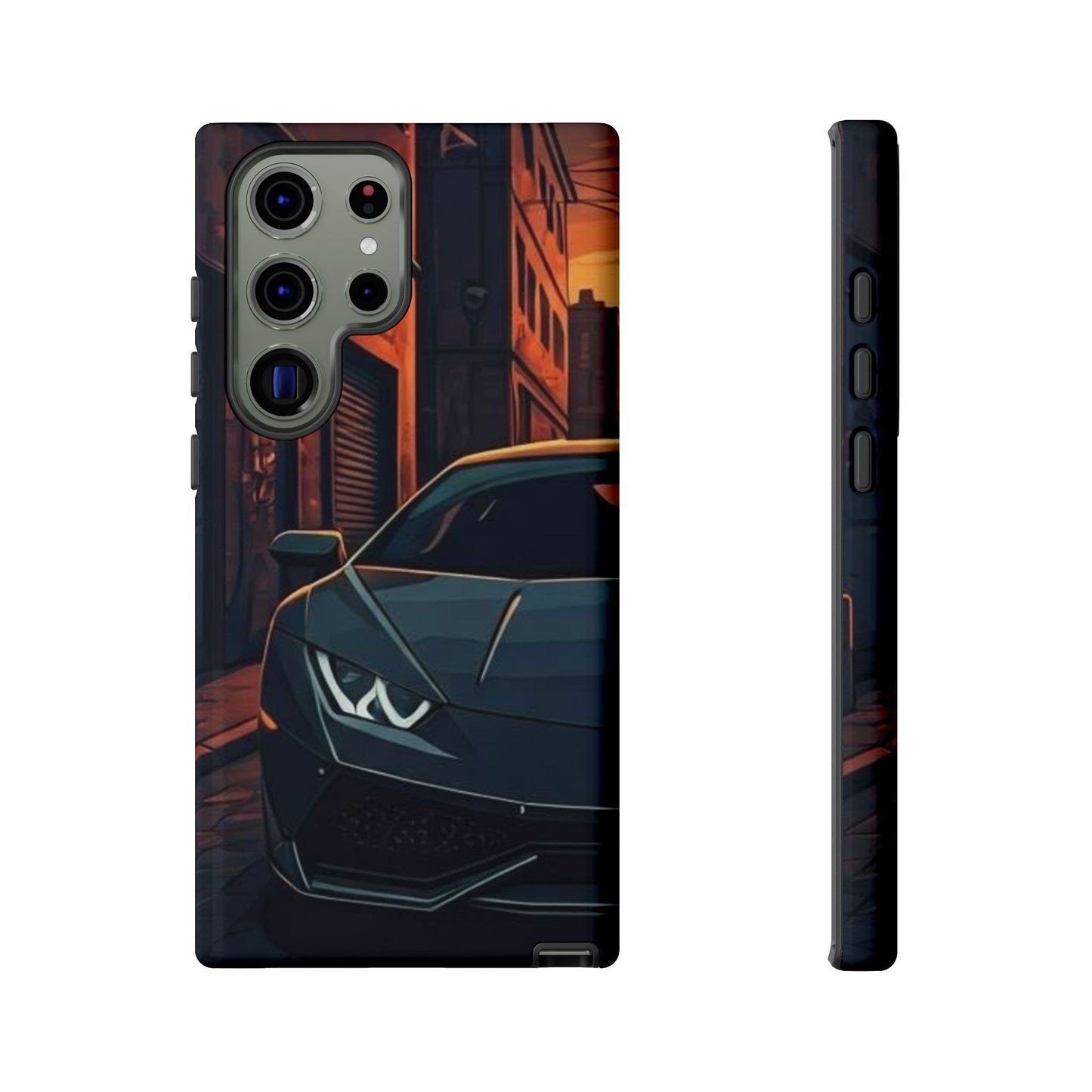 Lamborghini Huracan Street Life-Dual Layer Ultra Tough Phone Case Printify by The Night Shift Automotive Apparel