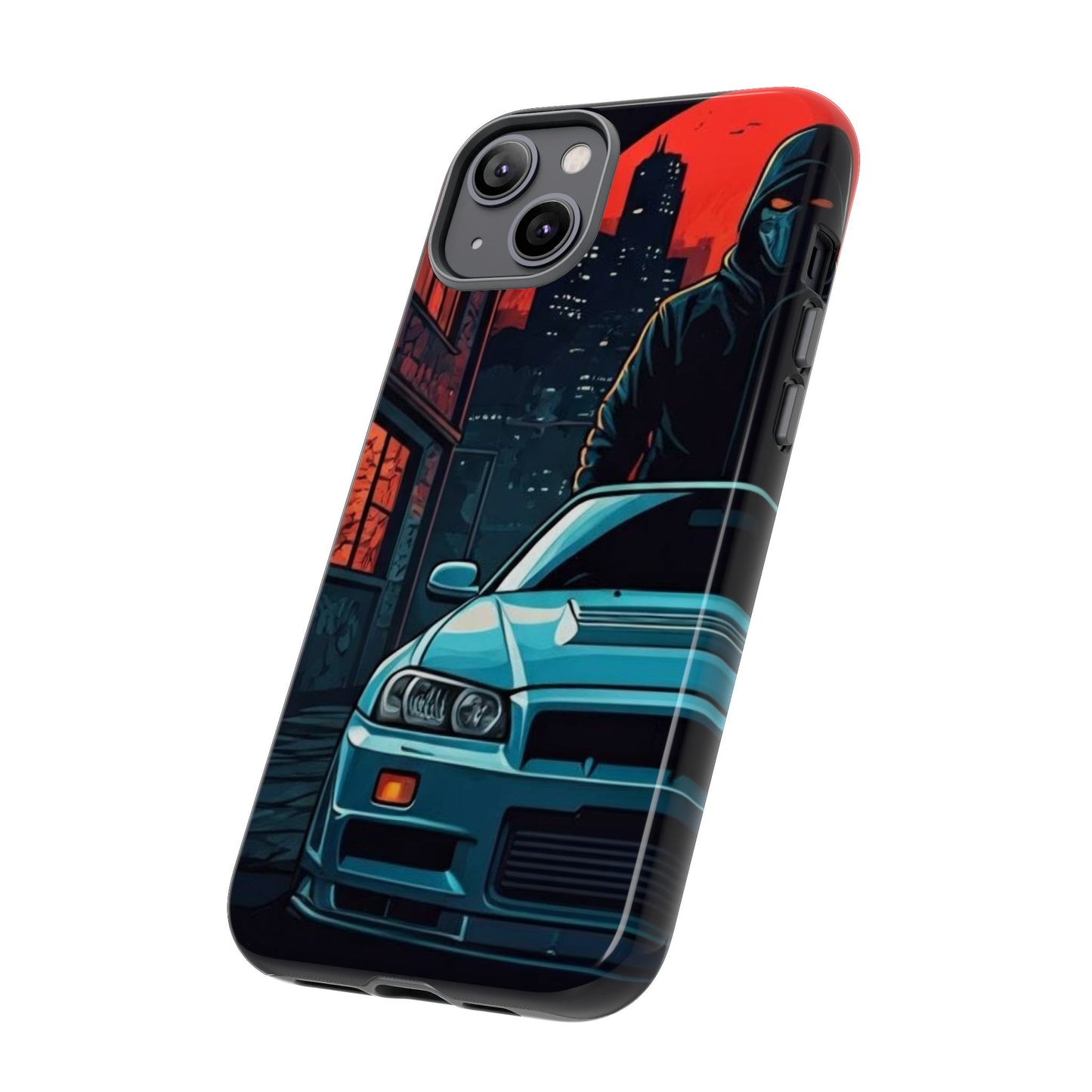 Nissan Skyline R34 Street Life-Dual Layer Ultra Tough Phone Case Printify by The Night Shift Automotive Apparel
