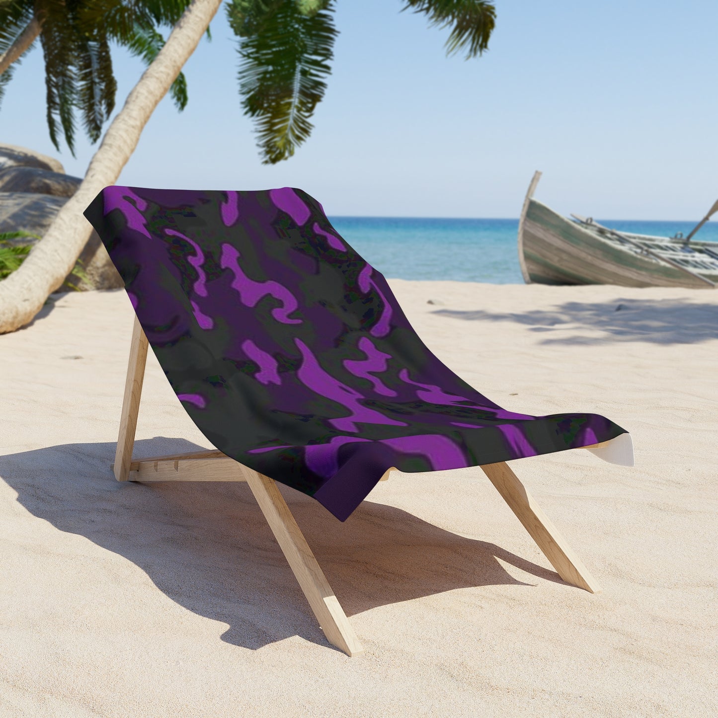 Premium Beach & Shower Towel 30" × 60" Printify by The Night Shift Automotive Apparel
