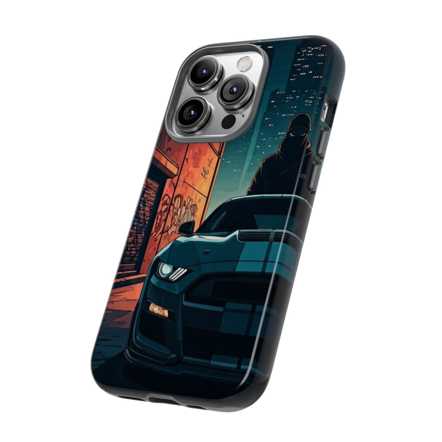 Ford Mustang Shelby GT350 Street Life-Dual Layer Ultra Tough Phone Case Printify by The Night Shift Automotive Apparel