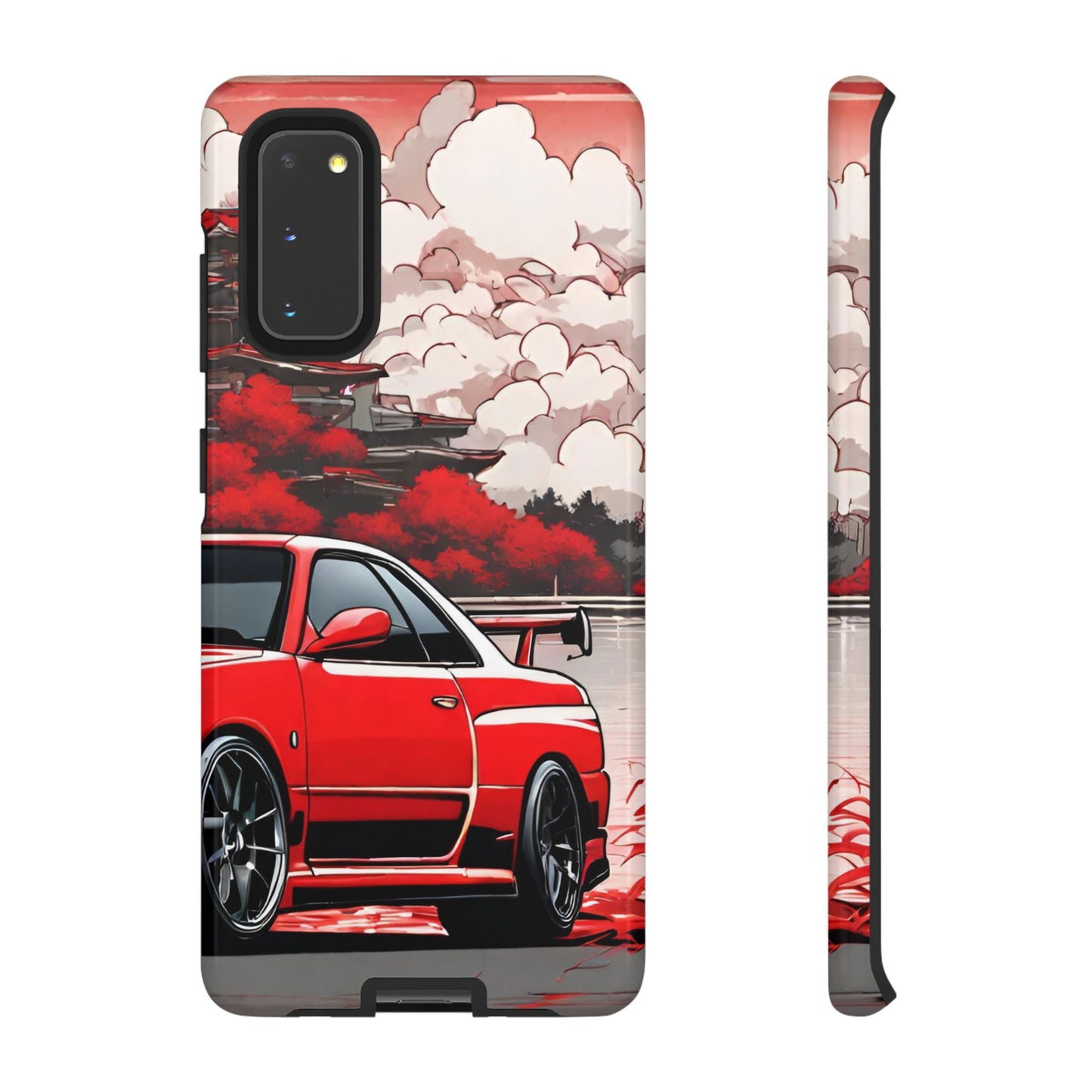 Nissan Skyline R34-Dual Layer Ultra Tough Phone Case Samsung Galaxy S20 Glossy Printify by The Night Shift Automotive Apparel