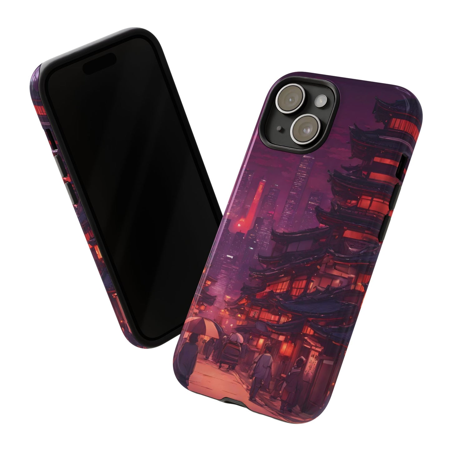 Traditional Japanese Village Countryside-Dual Layer Ultra Tough Phone Case Printify by The Night Shift Automotive Apparel