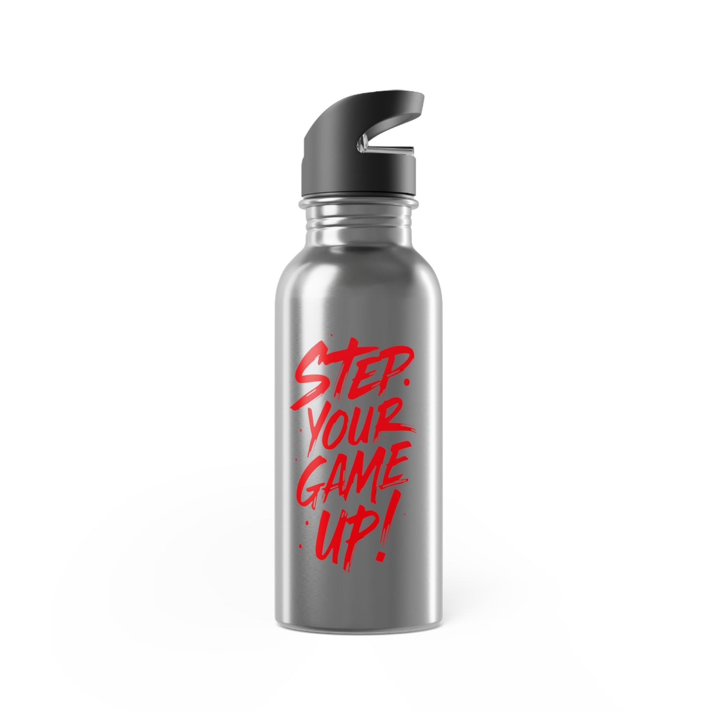 Stainless Steel Water Bottle With Straw, 20oz Printify by The Night Shift Automotive Apparel