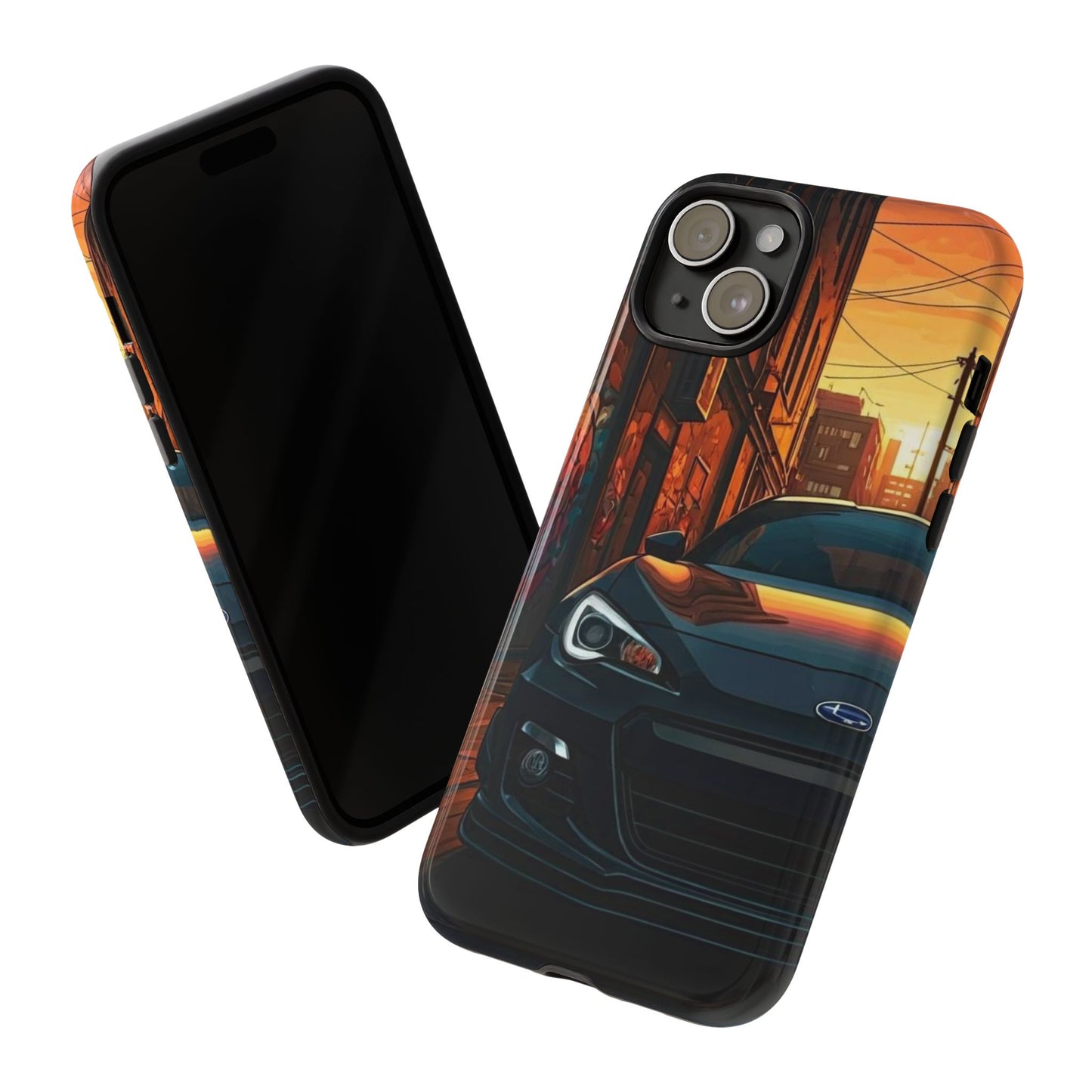 Subaru BRZ Street Life-Dual Layer Ultra Tough Phone Case Printify by The Night Shift Automotive Apparel