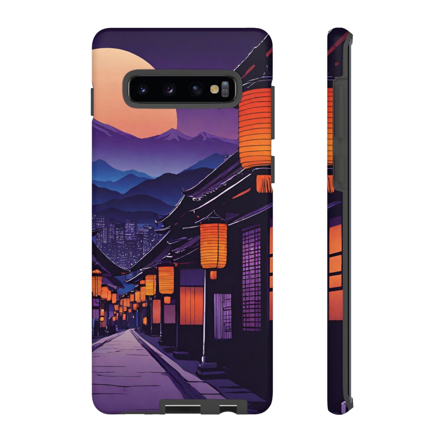 Traditional Japanese Village Countryside-Dual Layer Ultra Tough Phone Case Samsung Galaxy S10 Plus Matte Printify by The Night Shift Automotive Apparel