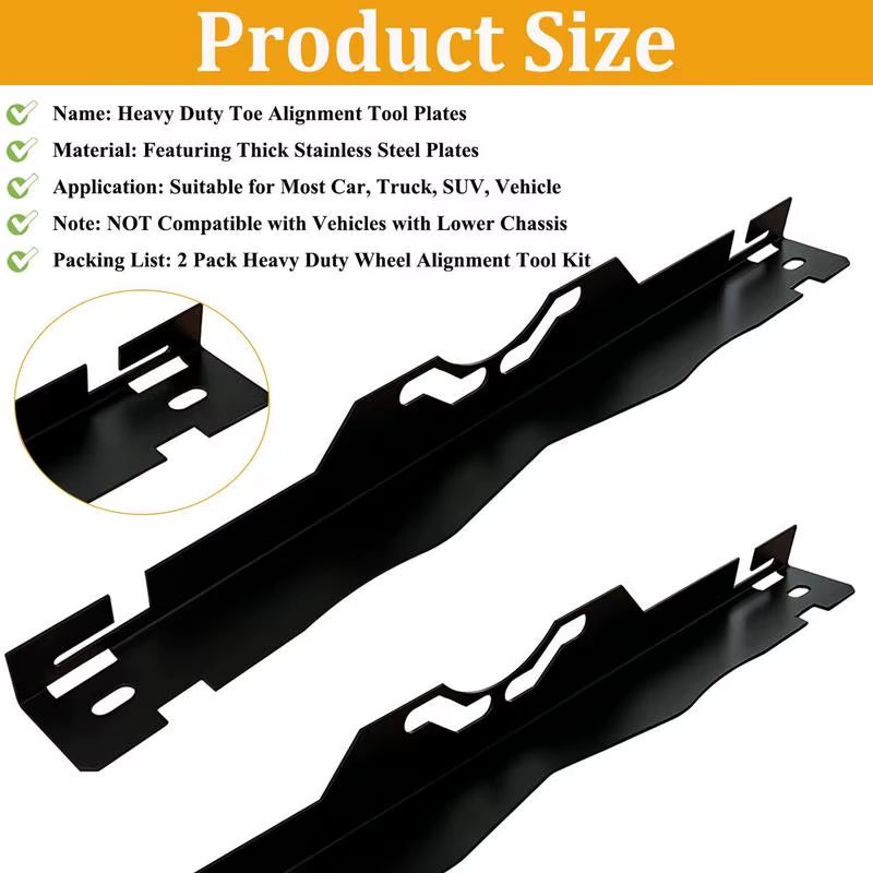 Toe Alignment Plates