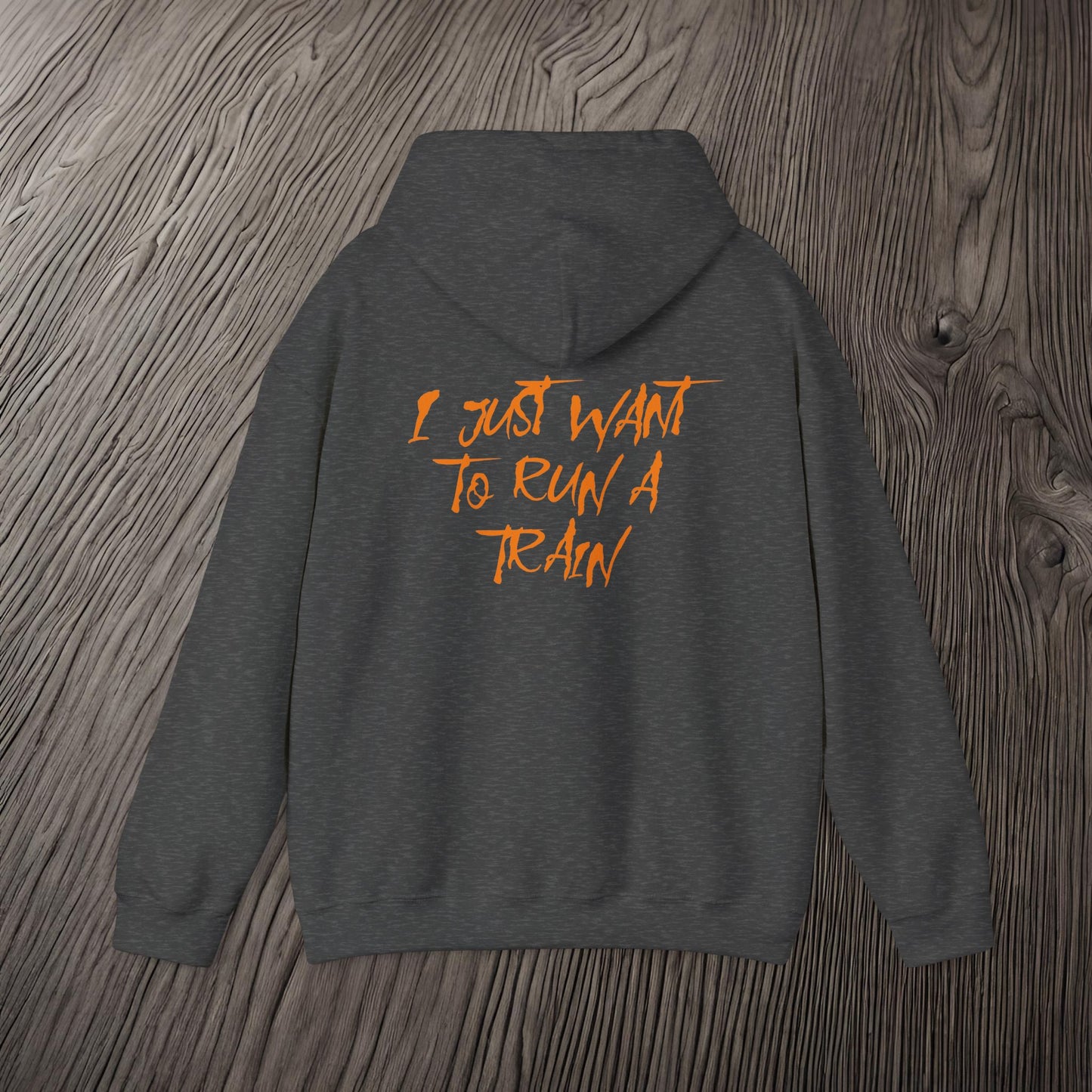 I Just Want To Run A Train-Ultra Soft, Premium Hoodie Printify by The Night Shift Automotive Apparel
