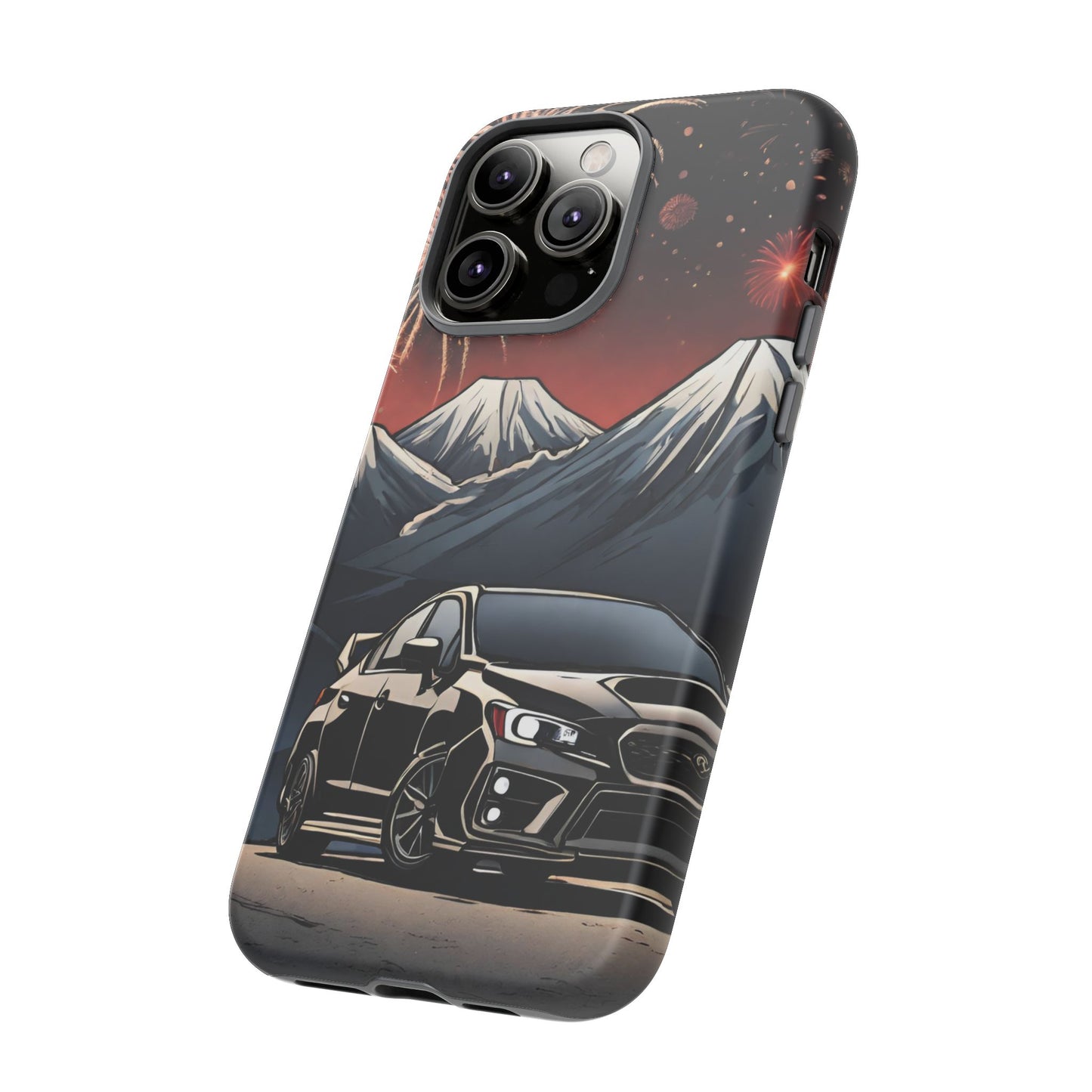 Subaru WRX/STI Fireworks-Dual Layer Ultra Tough Phone Case Printify by The Night Shift Automotive Apparel