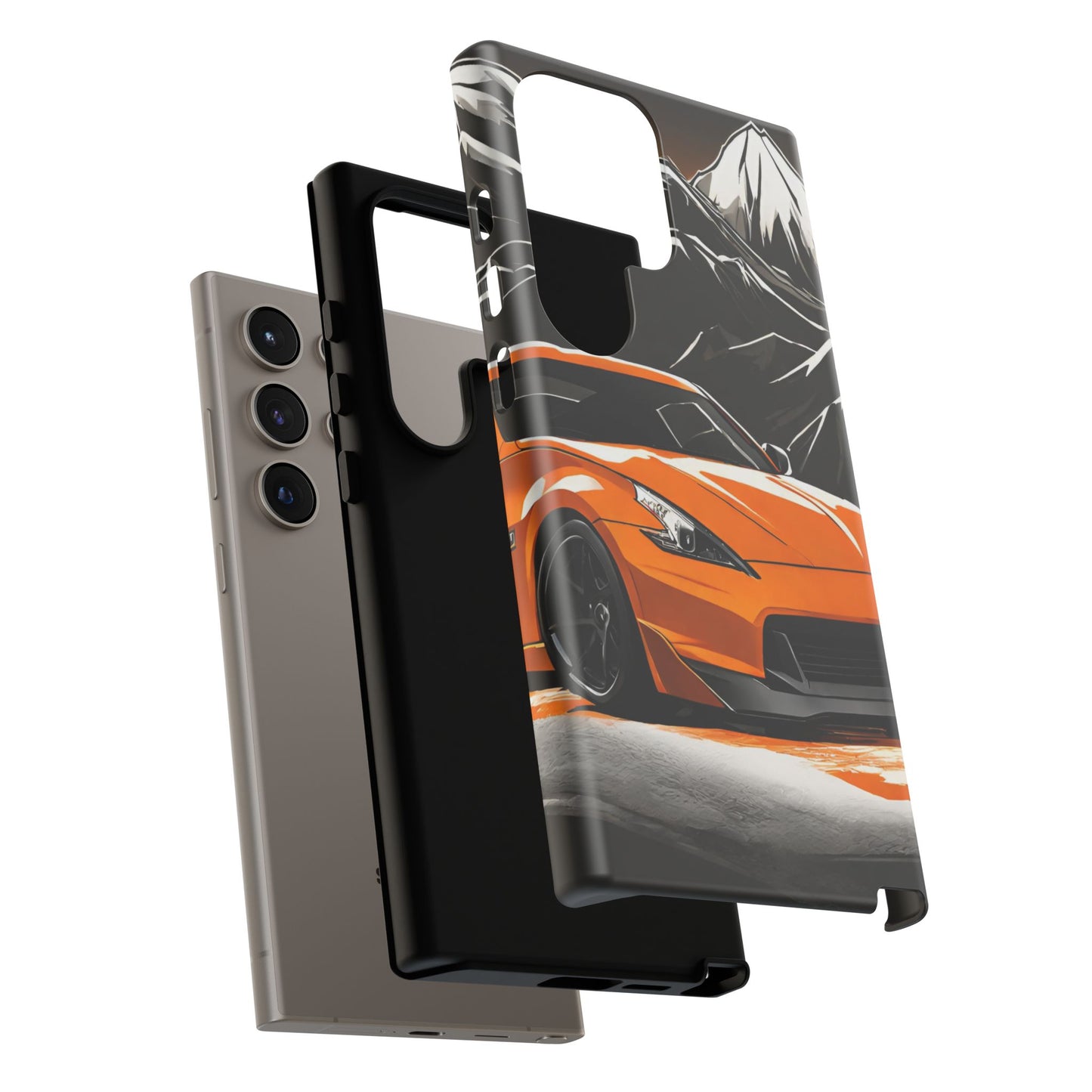 Nissan 370Z Mt Fuji-Dual Layer Ultra Tough Phone Case Printify by The Night Shift Automotive Apparel