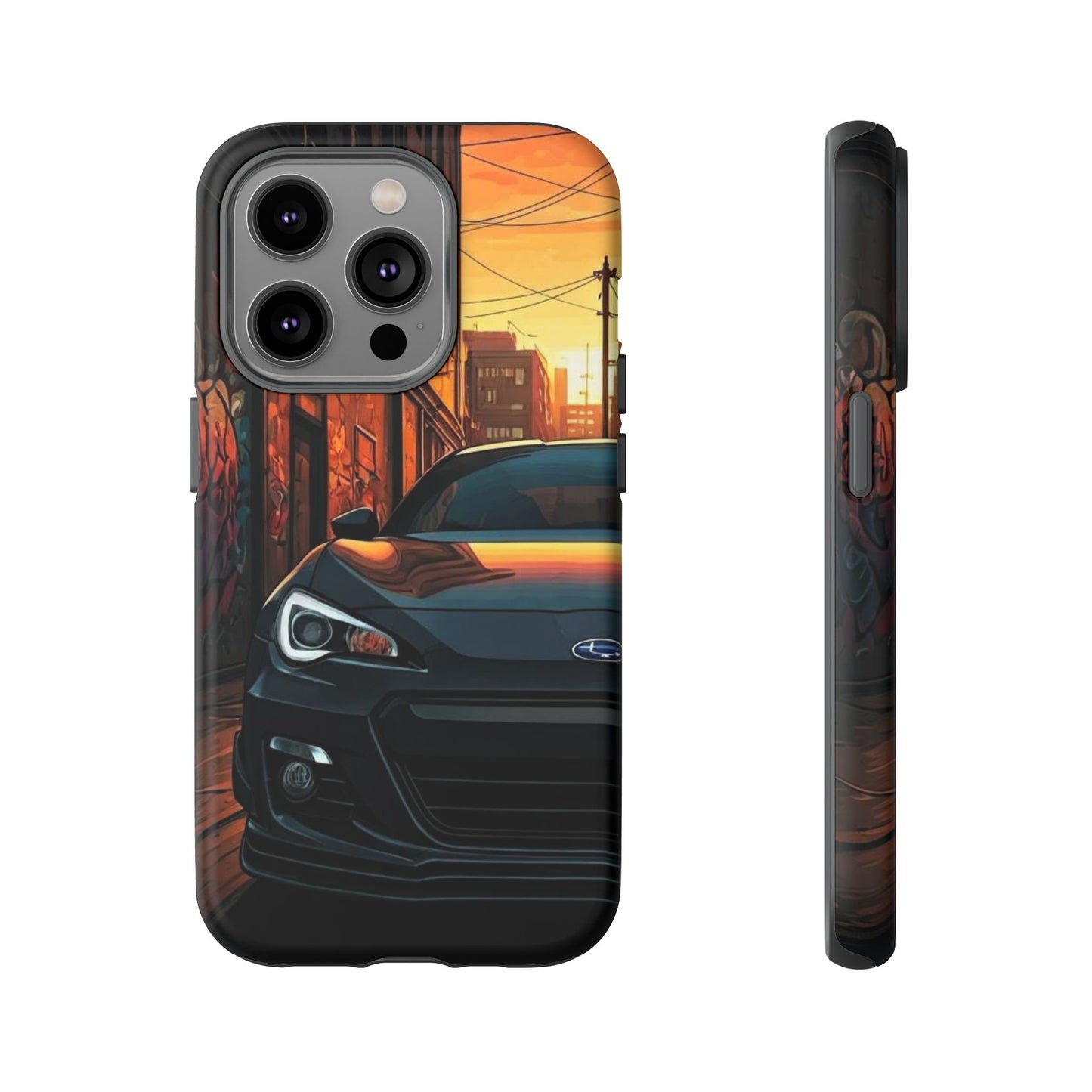Subaru BRZ Street Life-Dual Layer Ultra Tough Phone Case Printify by The Night Shift Automotive Apparel