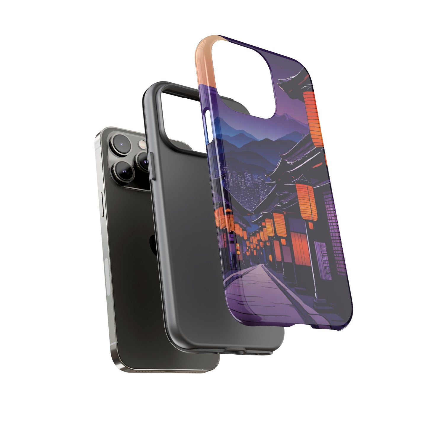 Traditional Japanese Village Countryside-Dual Layer Ultra Tough Phone Case Printify by The Night Shift Automotive Apparel