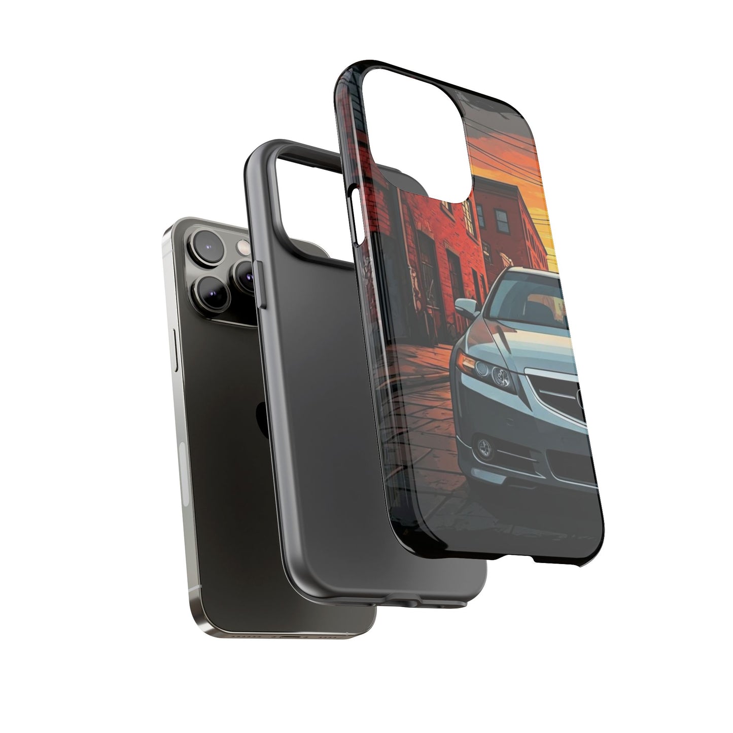 Acura TL Street Life-Dual Layer Ultra Tough Phone Case Printify by The Night Shift Automotive Apparel