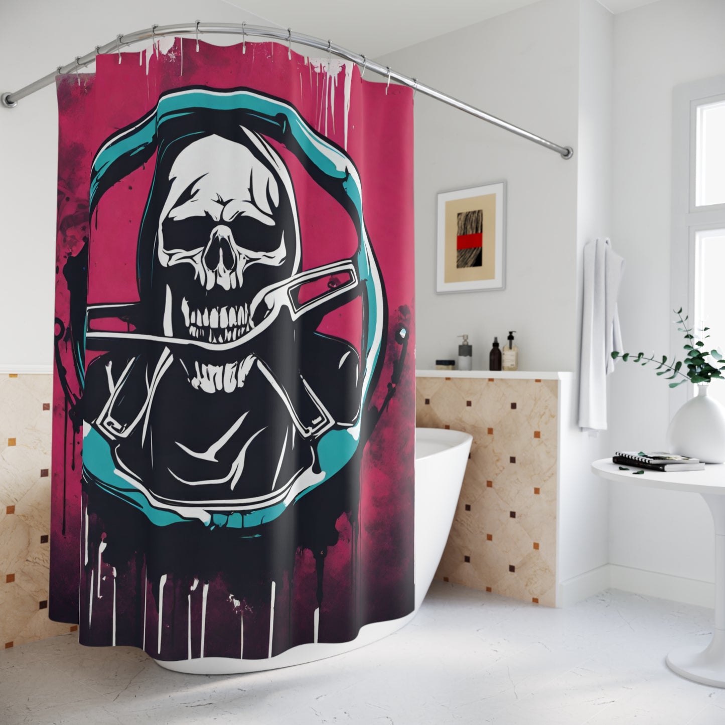 Shower Curtains Printify by The Night Shift Automotive Apparel