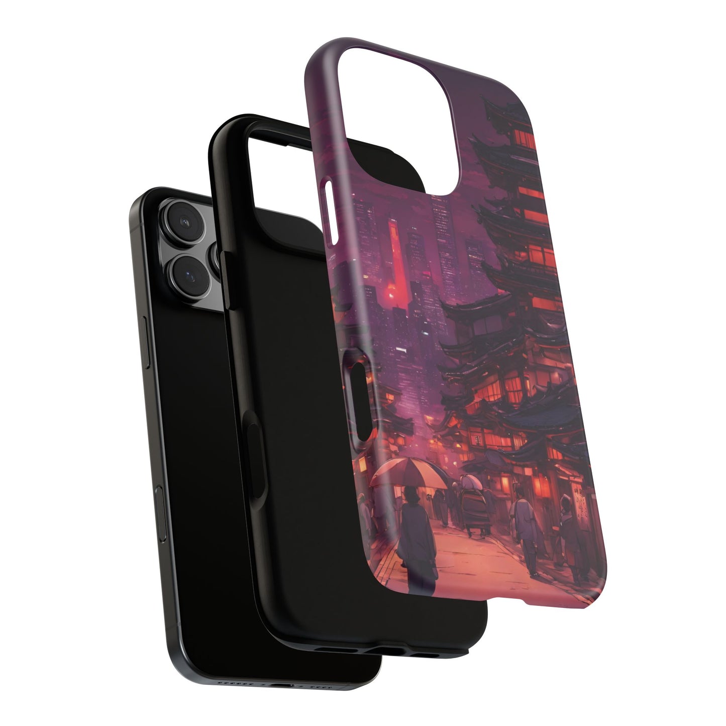 Traditional Japanese Village Countryside-Dual Layer Ultra Tough Phone Case Printify by The Night Shift Automotive Apparel