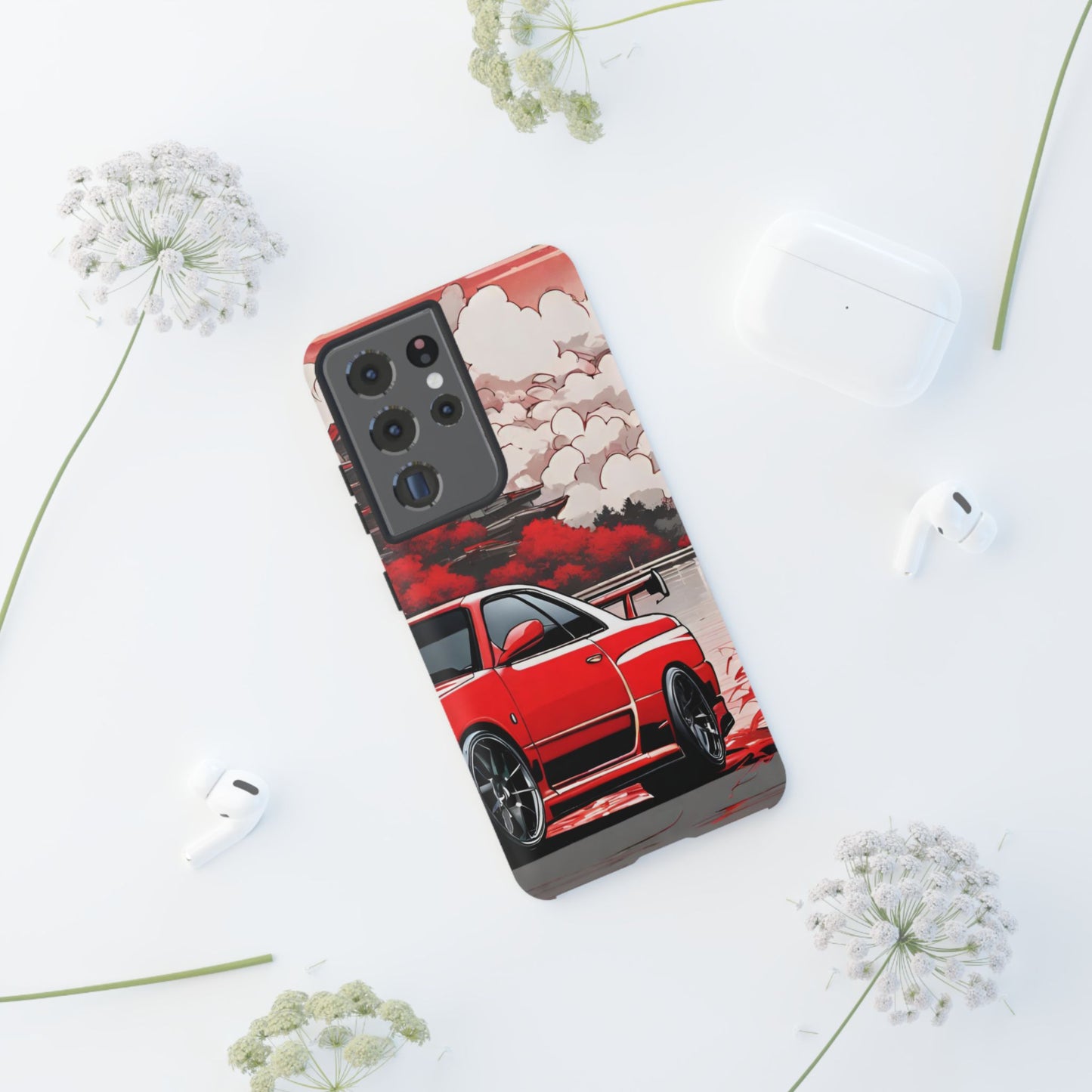 Nissan Skyline R34-Dual Layer Ultra Tough Phone Case Printify by The Night Shift Automotive Apparel