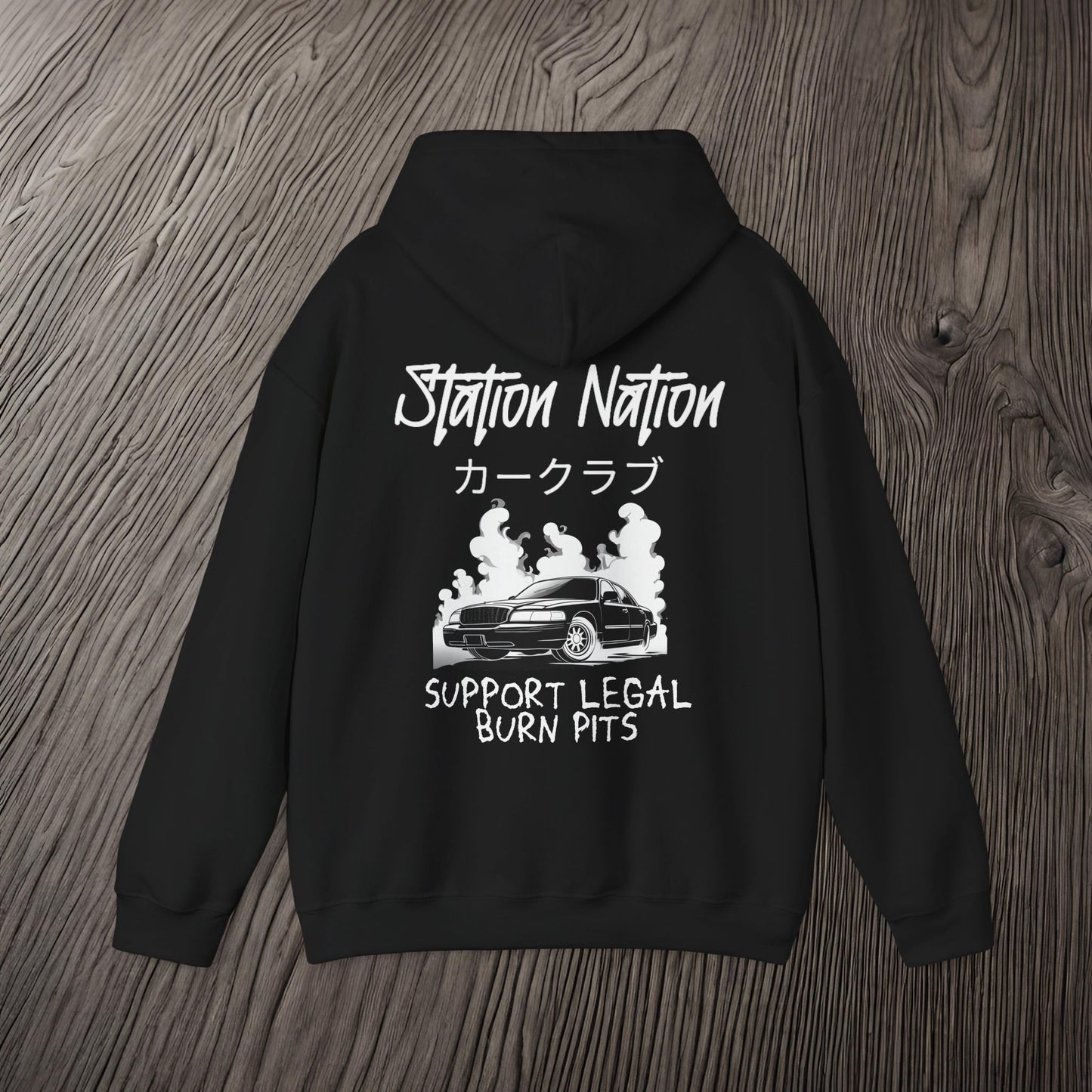 Station Nation-Ultra Soft, Premium Hoodie Printify by The Night Shift Automotive Apparel