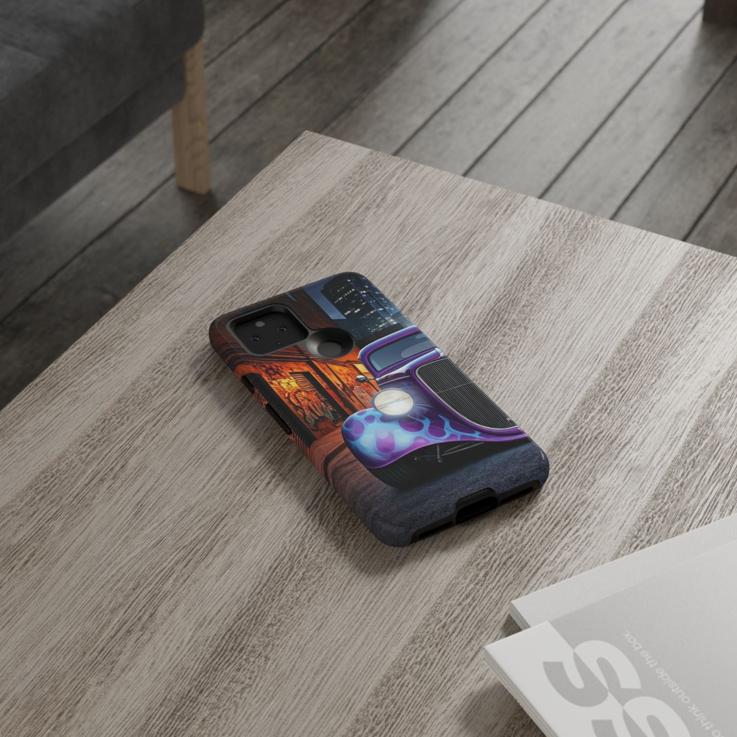 1934 Ford Street Life-Dual Layer Ultra Tough Phone Case Google Pixel 5 5G Glossy Printify by The Night Shift Automotive Apparel