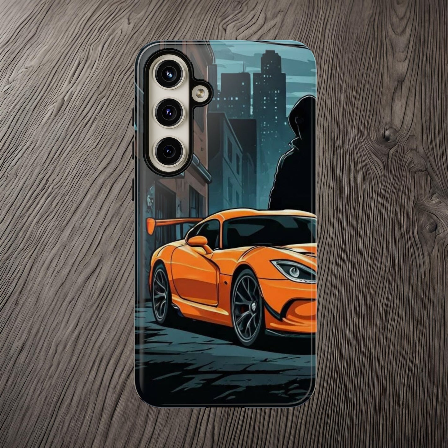 Dodge Viper SRT-10 Street Life-Dual Layer Ultra Tough Phone Case Samsung Galaxy S24 Plus Glossy Printify by The Night Shift Automotive Apparel
