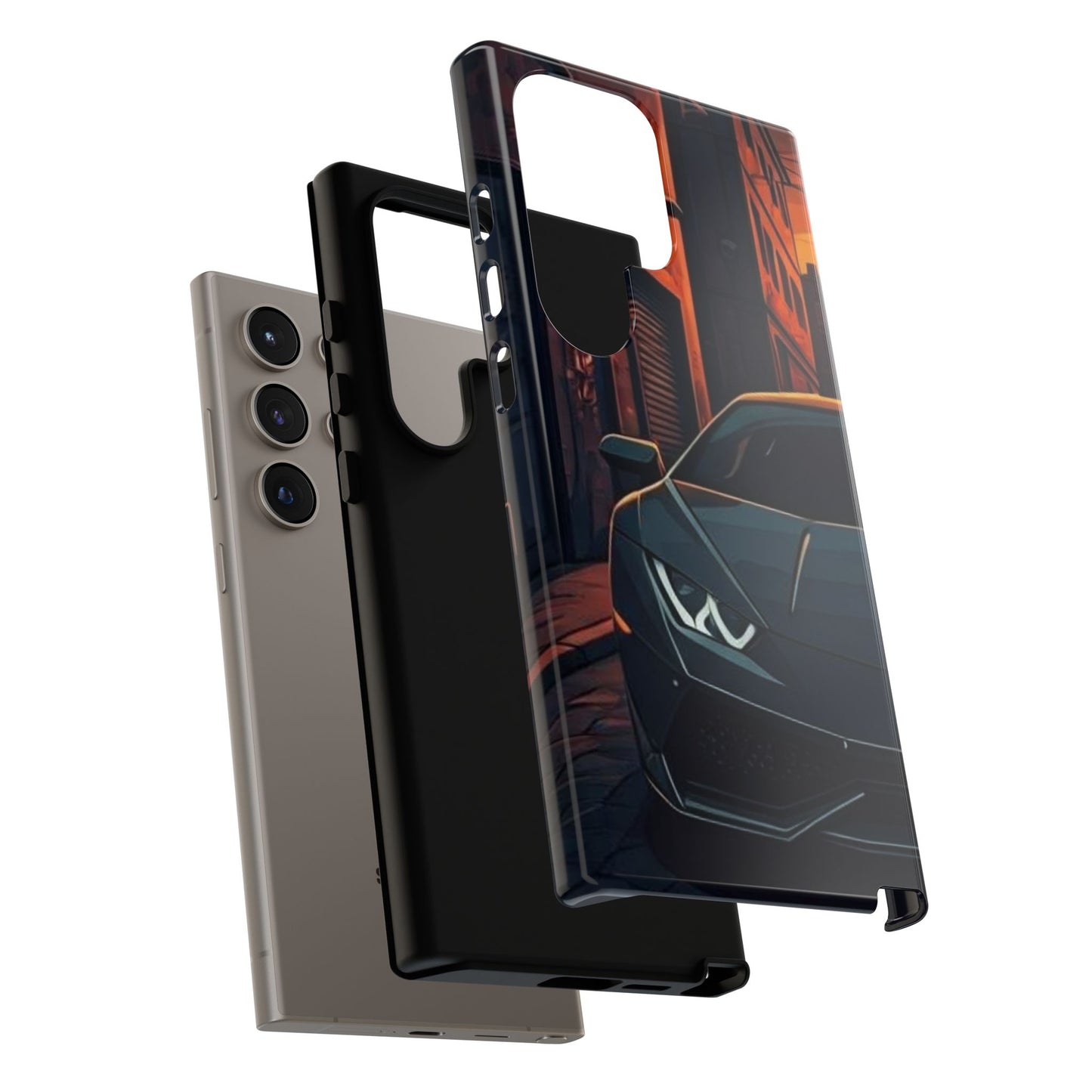 Lamborghini Huracan Street Life-Dual Layer Ultra Tough Phone Case Printify by The Night Shift Automotive Apparel