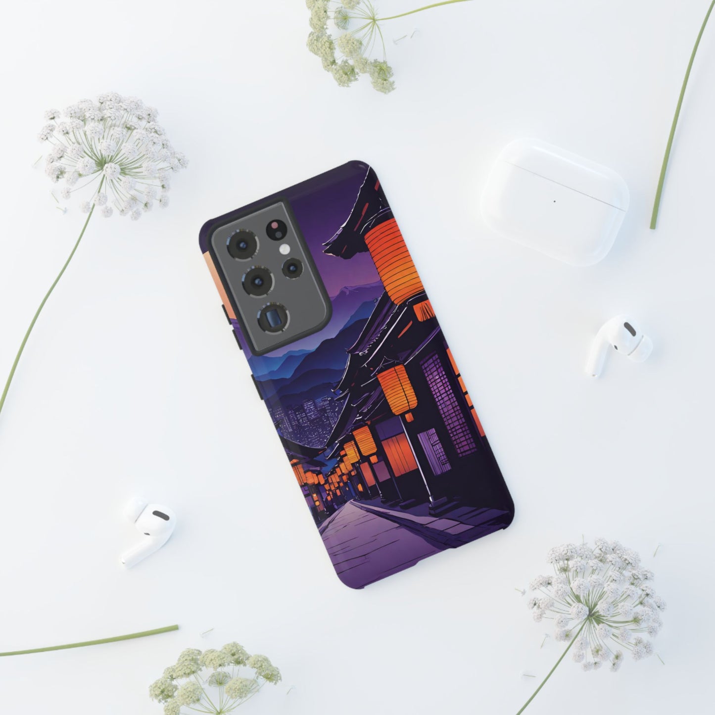 Traditional Japanese Village Countryside-Dual Layer Ultra Tough Phone Case Printify by The Night Shift Automotive Apparel