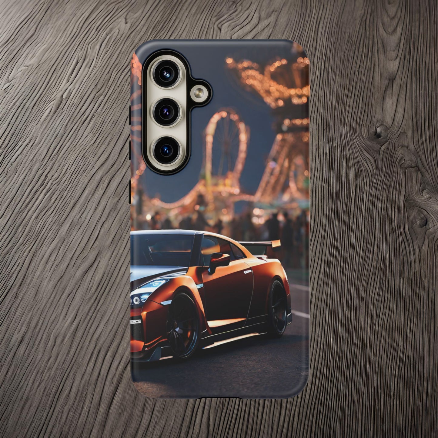 Nissan GTR R35-Dual Layer Ultra Tough Phone Case Samsung Galaxy S24 Matte Printify by The Night Shift Automotive Apparel