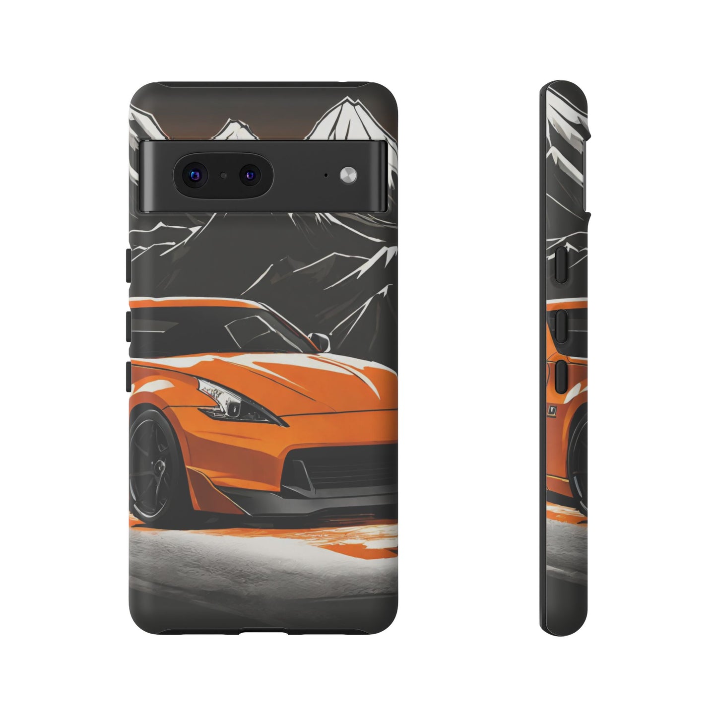 Nissan 370Z Mt Fuji-Dual Layer Ultra Tough Phone Case Printify by The Night Shift Automotive Apparel