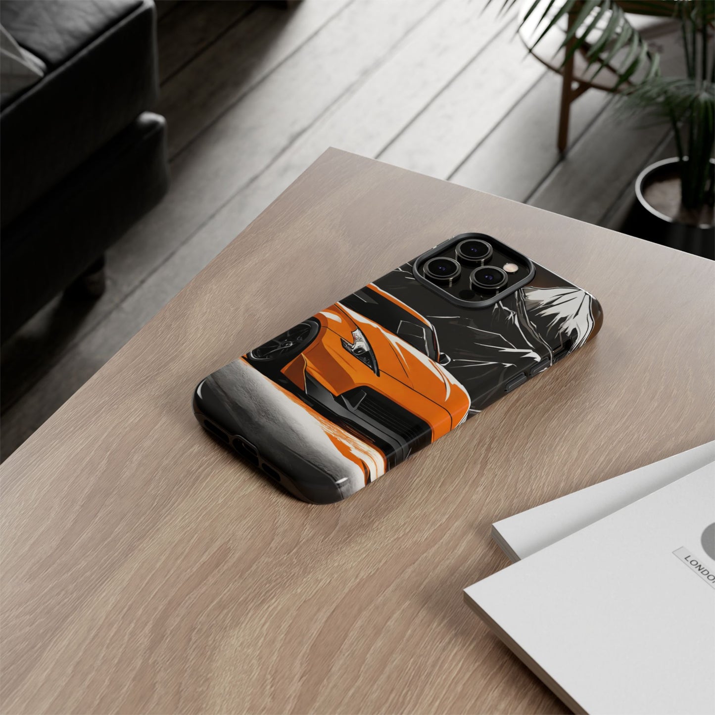 Nissan 370Z Mt Fuji-Dual Layer Ultra Tough Phone Case iPhone 14 Pro Max Glossy Printify by The Night Shift Automotive Apparel