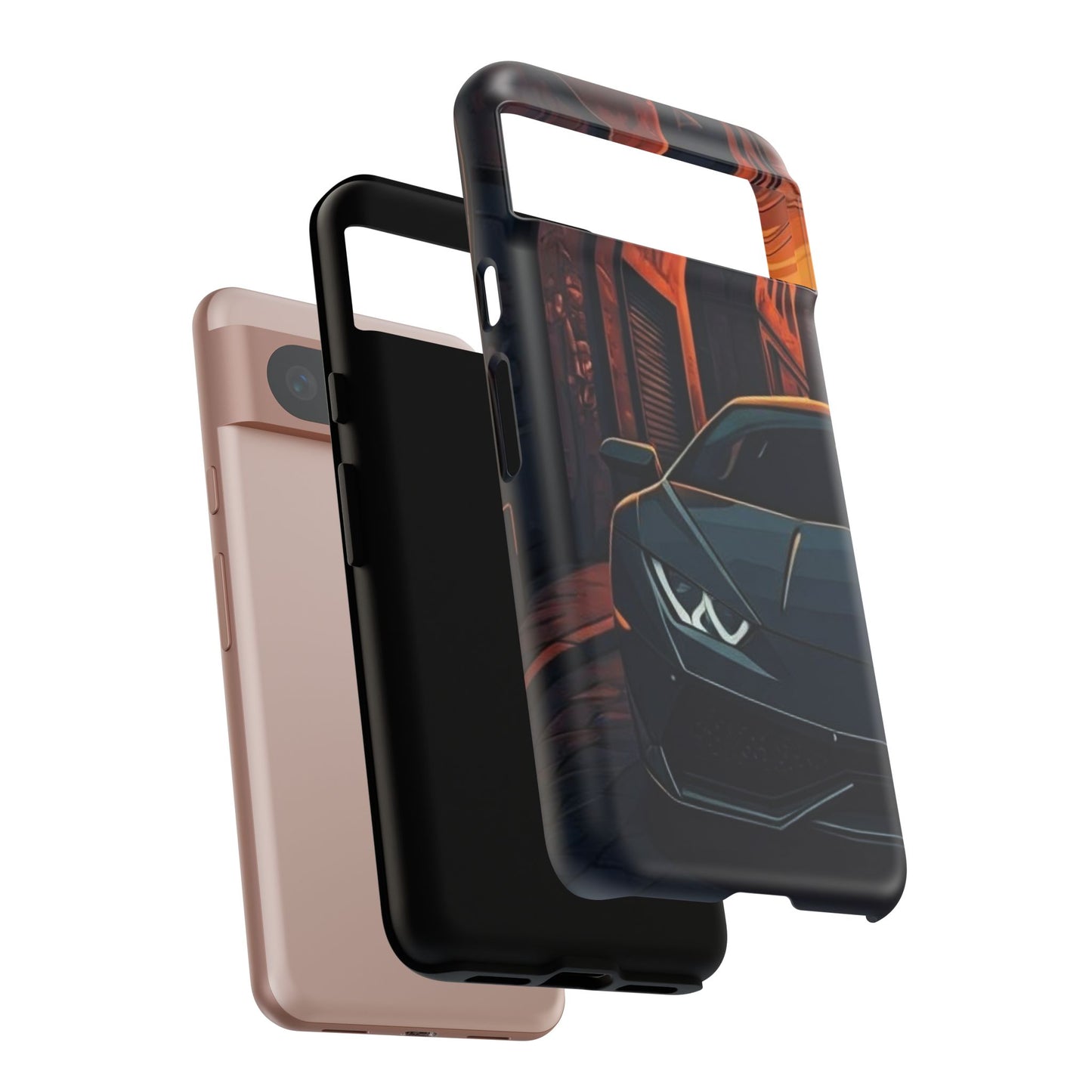 Lamborghini Huracan Street Life-Dual Layer Ultra Tough Phone Case Printify by The Night Shift Automotive Apparel