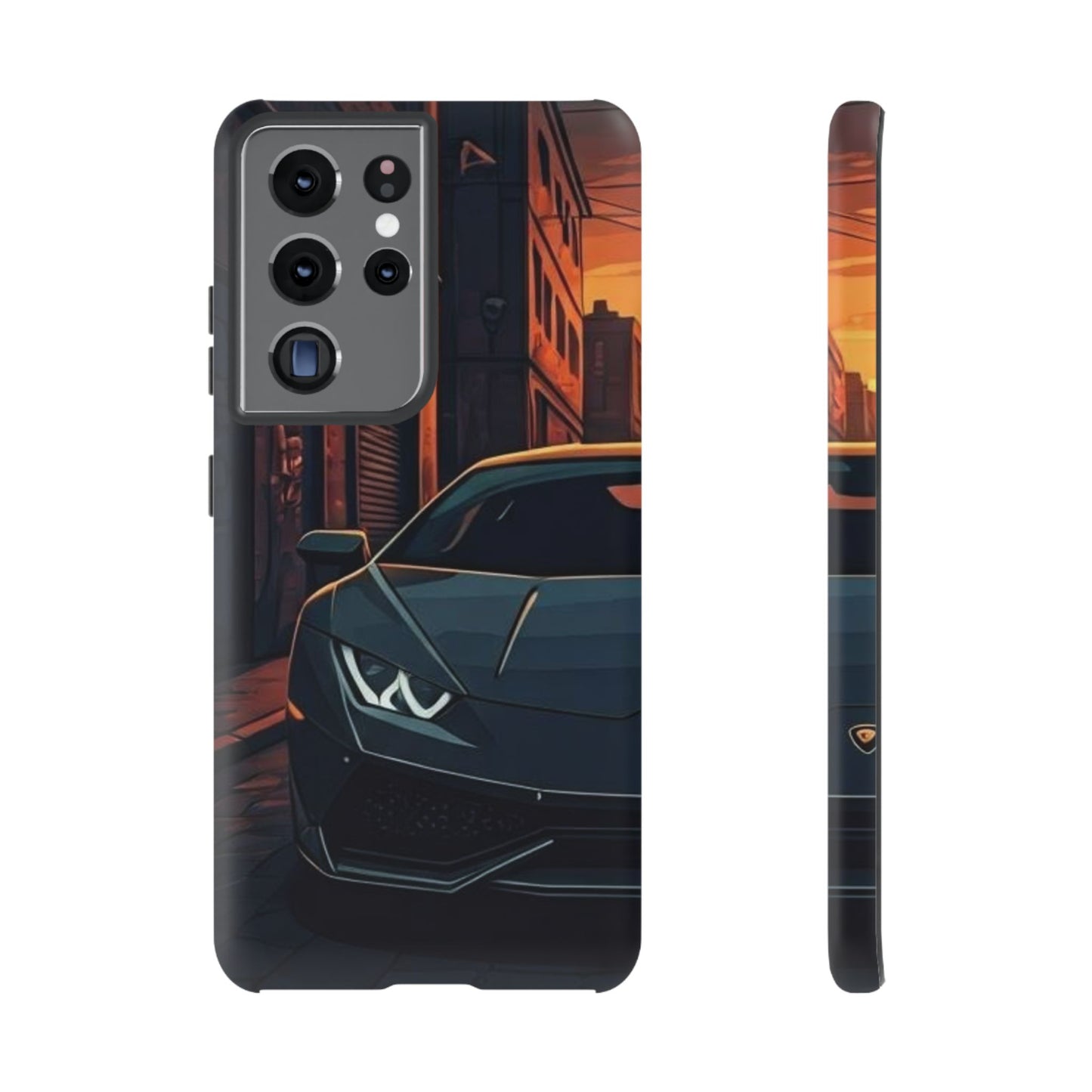 Lamborghini Huracan Street Life-Dual Layer Ultra Tough Phone Case Samsung Galaxy S21 Ultra Matte Printify by The Night Shift Automotive Apparel